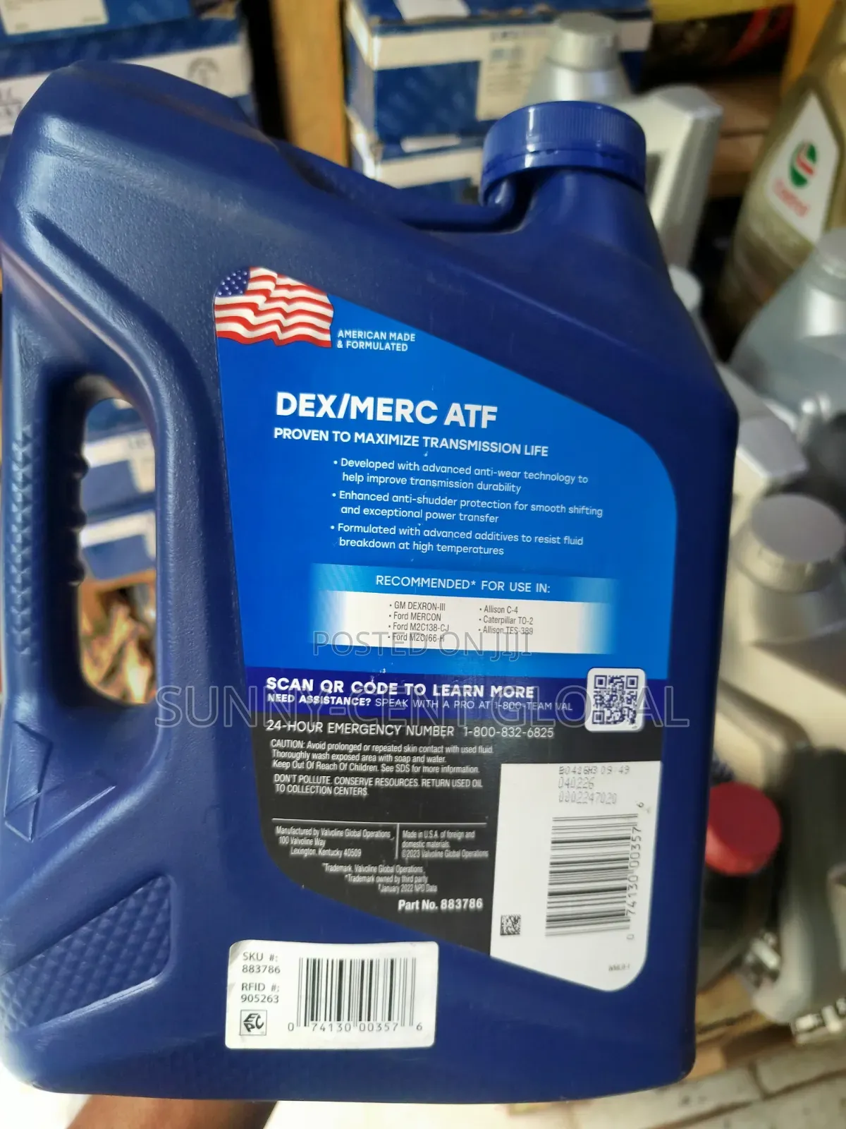 Valvoline DEX/MERC ATF 4litres Original.