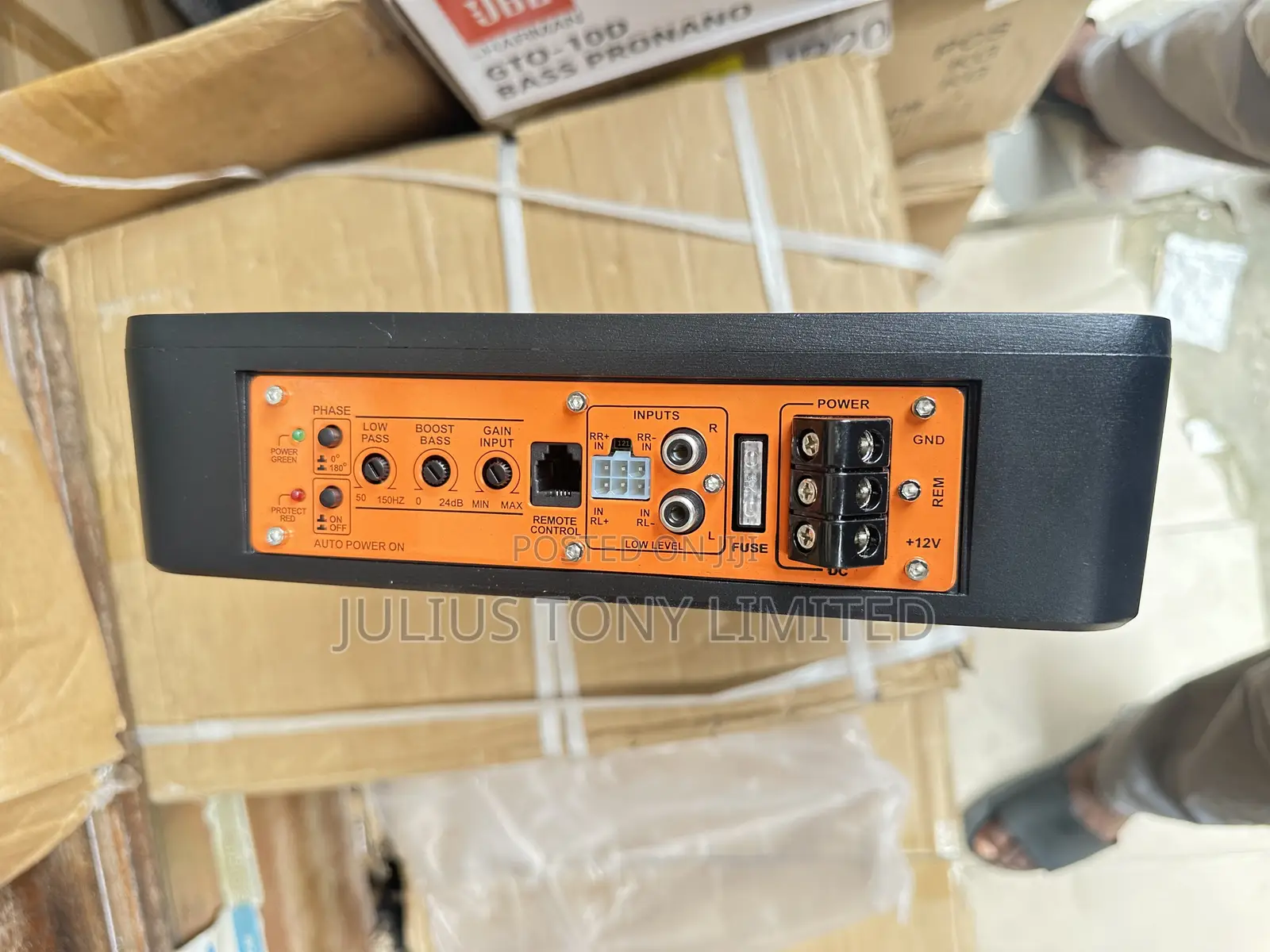 JBL Pure Bass Pro Underseat Woofer With Built in Amplifier