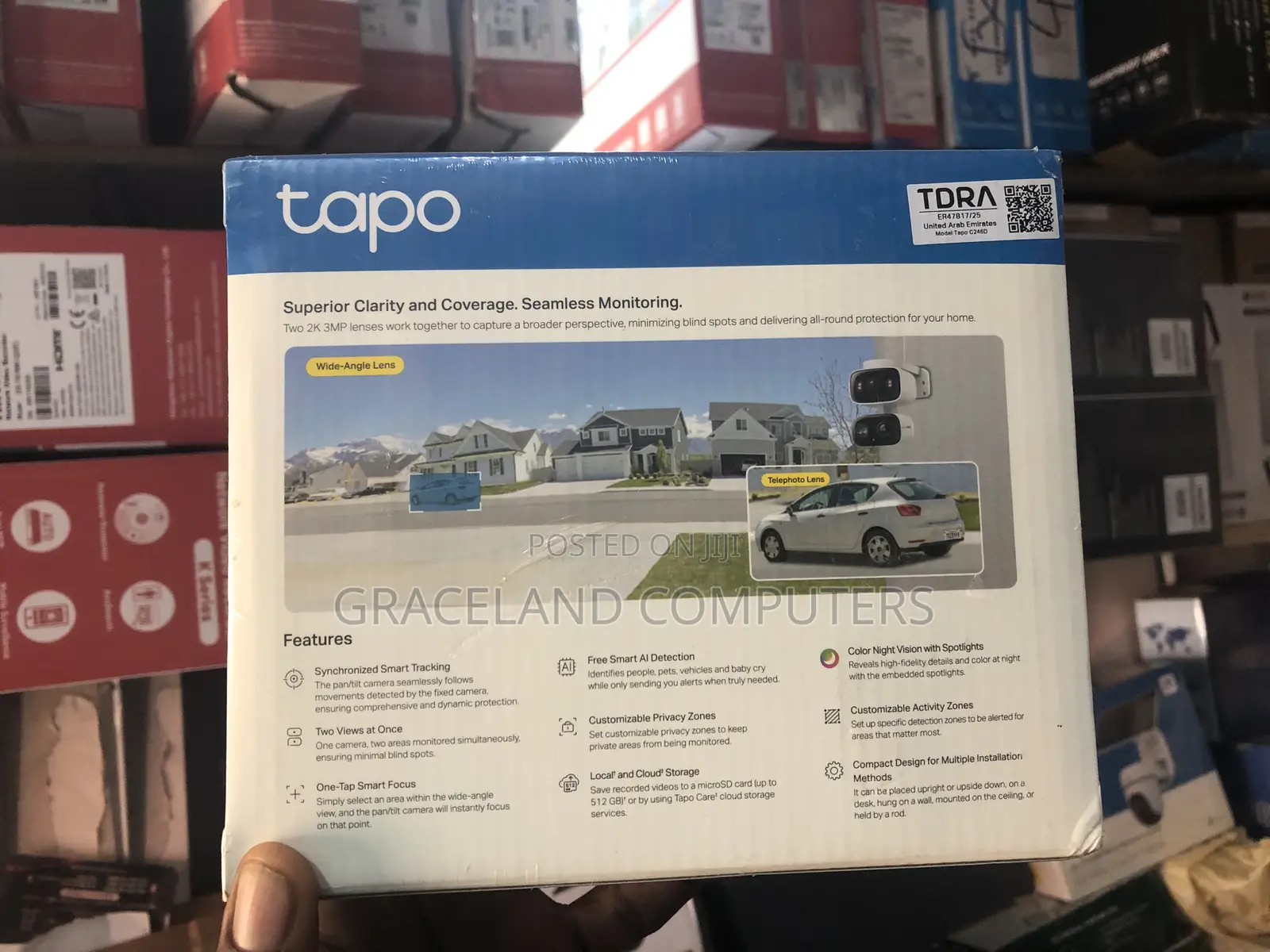 TP-Link Tapo C246D | Indoor/Outdoor Dual Lens Pan/Tilt Secure Camera |
