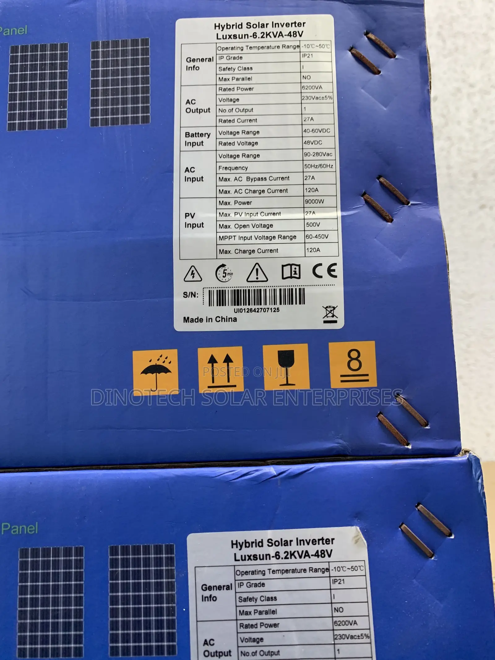 Luxsun Hybrid Solar Inverter 6.2kva 48v