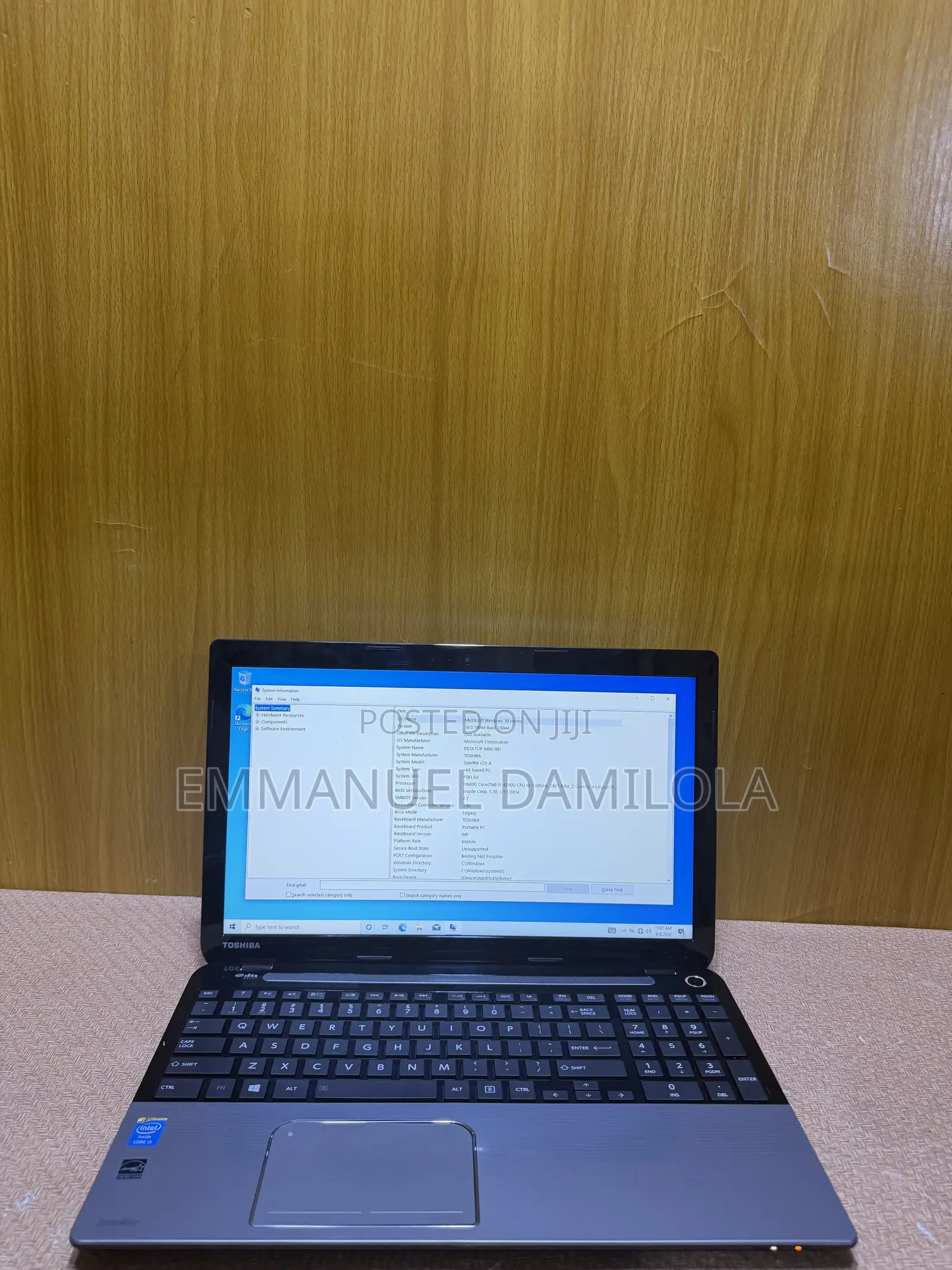Laptop Toshiba Satellite L555 8GB Intel Core i5 SSD 128GB