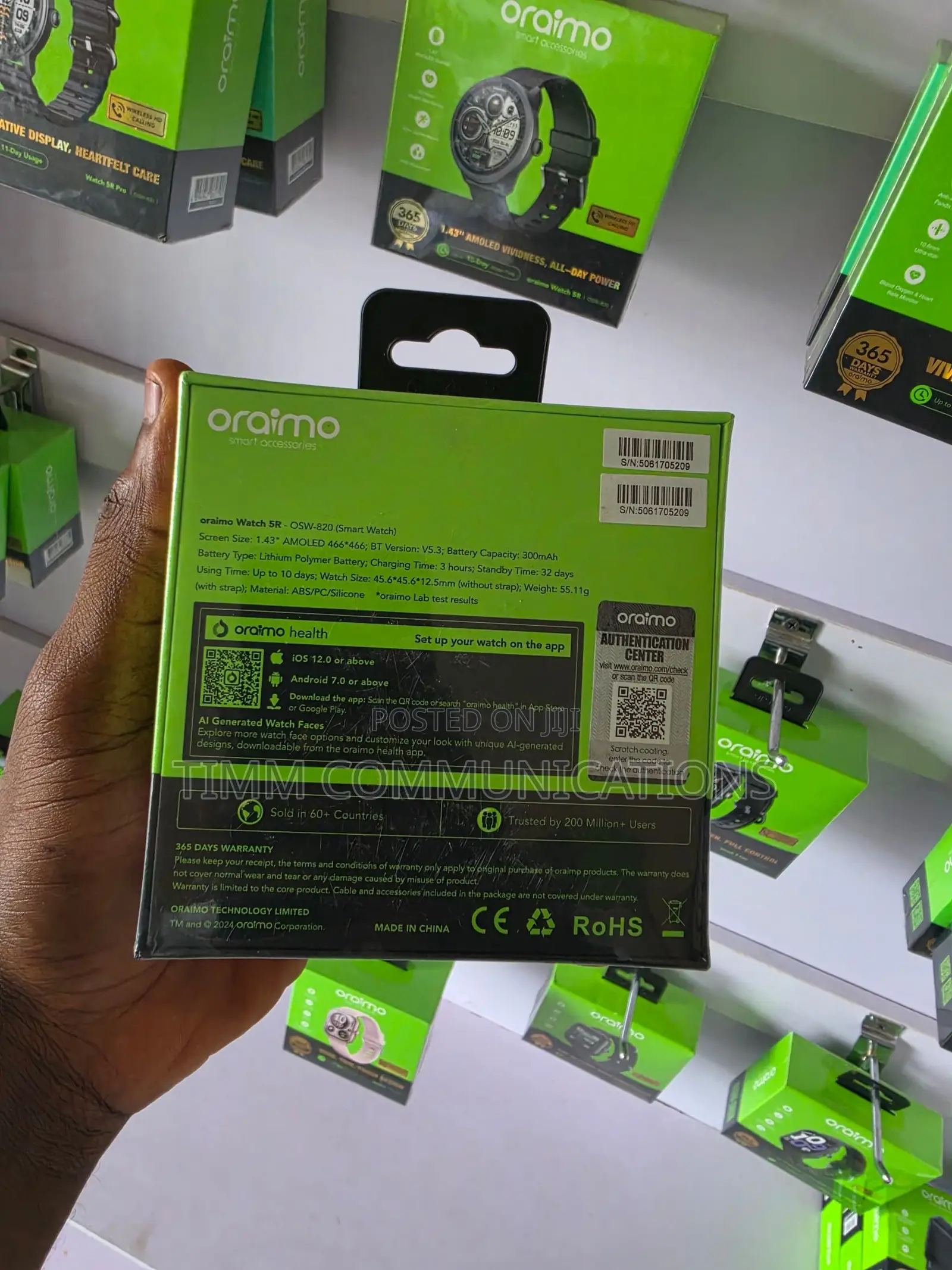 Oraimo Watch 5R Smartwatch OSW-820