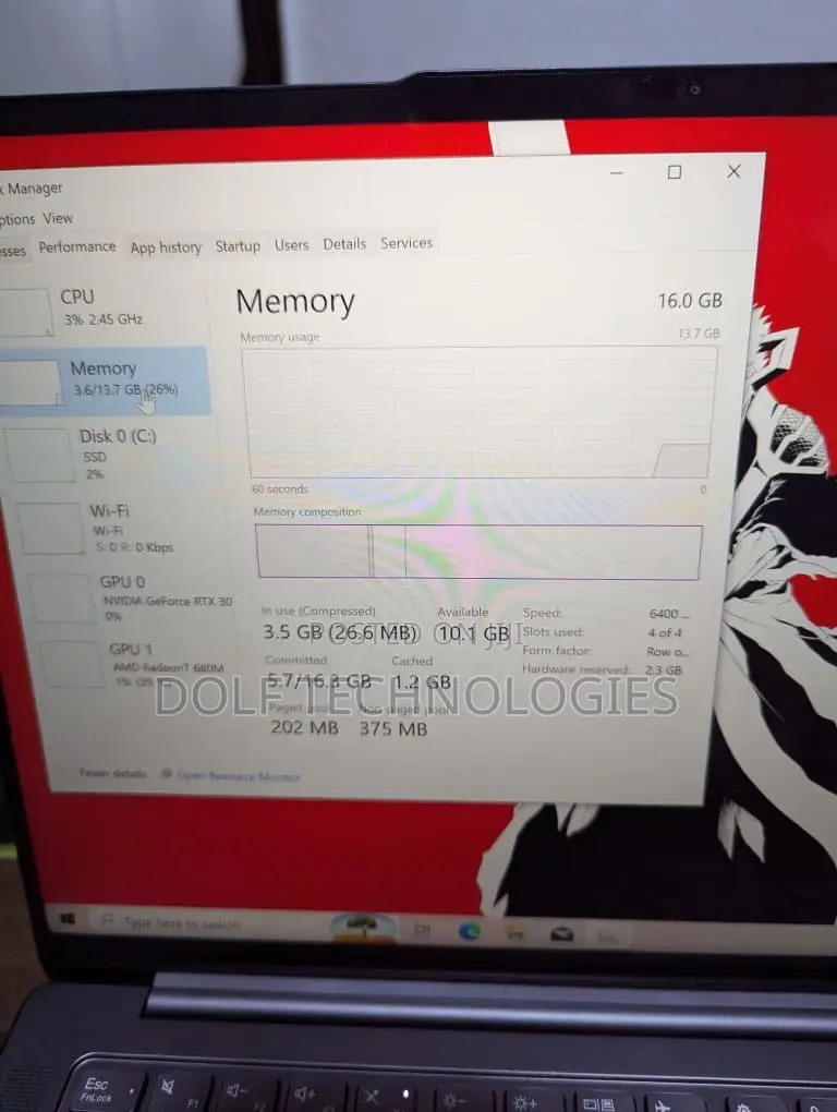 Laptop Lenovo Legion Slim 5 16GB AMD Ryzen 7 SSD 512GB
