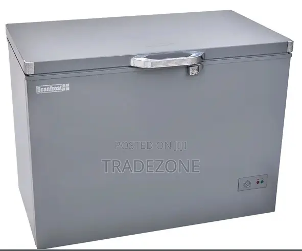 Scanfrost 300 Litres Chest Freezer Cooling Retention Silver SFL300ECO