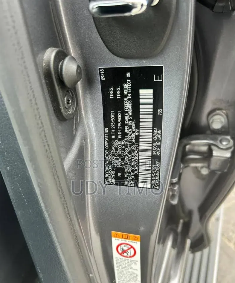 Lexus LX 570 AWD 2019 Gray