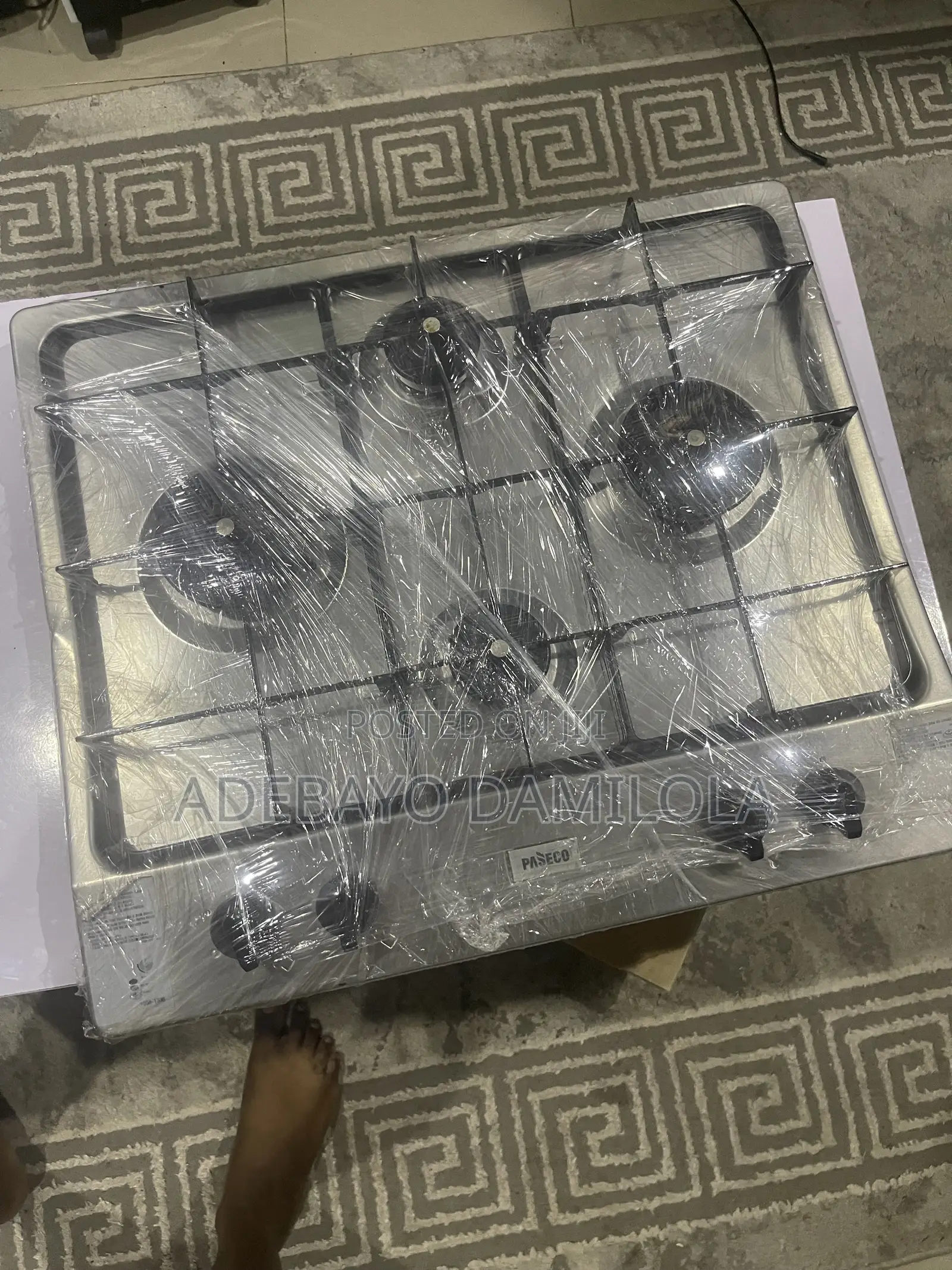 4 Burner Stainless Steel Table Top Gas Cooker