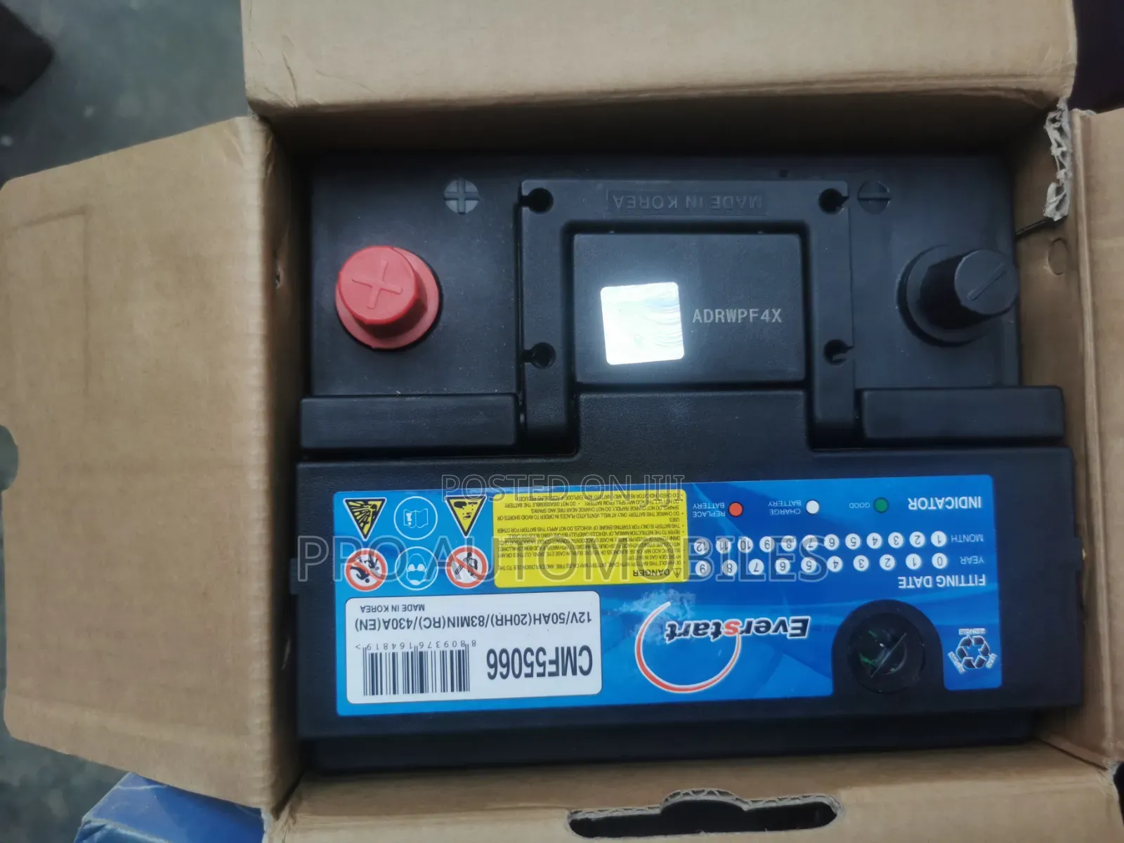 12V 50ah Everstart Original Battery