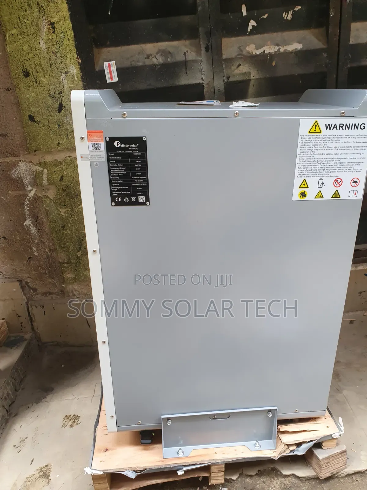 Felicity Lithium Ion Battery 15kwh 48v