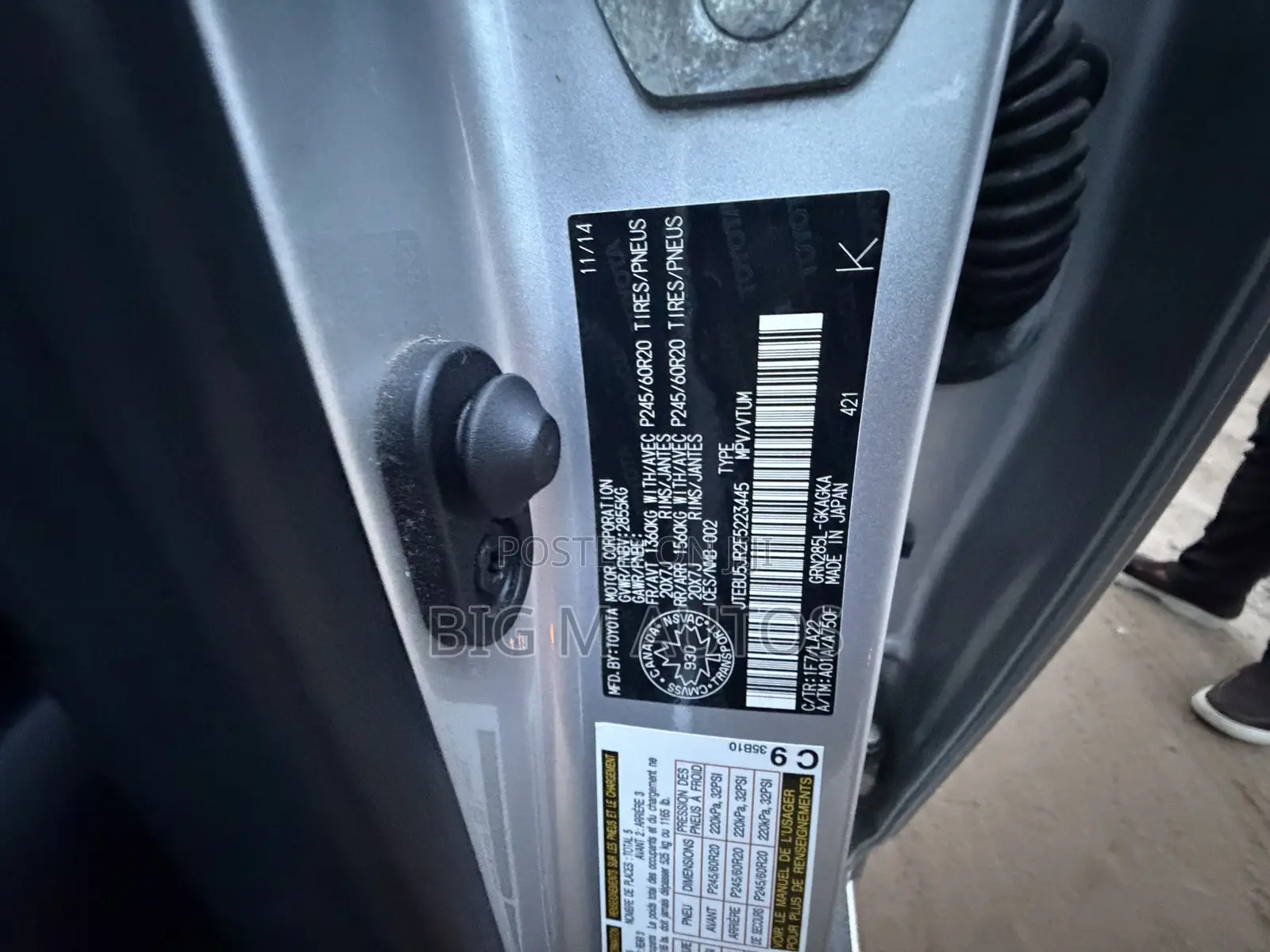 Toyota 4-Runner 2015 Silver