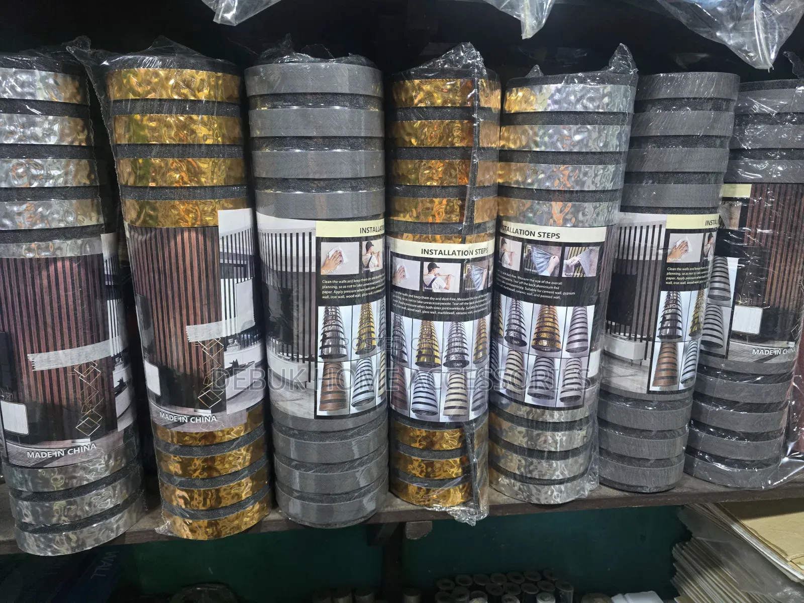 3d Fluted Foam Stickers