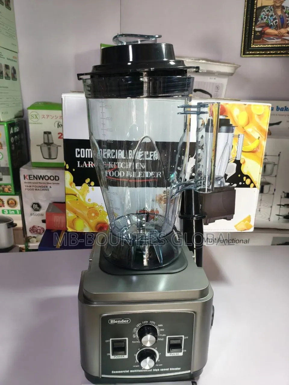 COMMERCIAL BLENDER 5.5L 6000W - Full Copper Coil