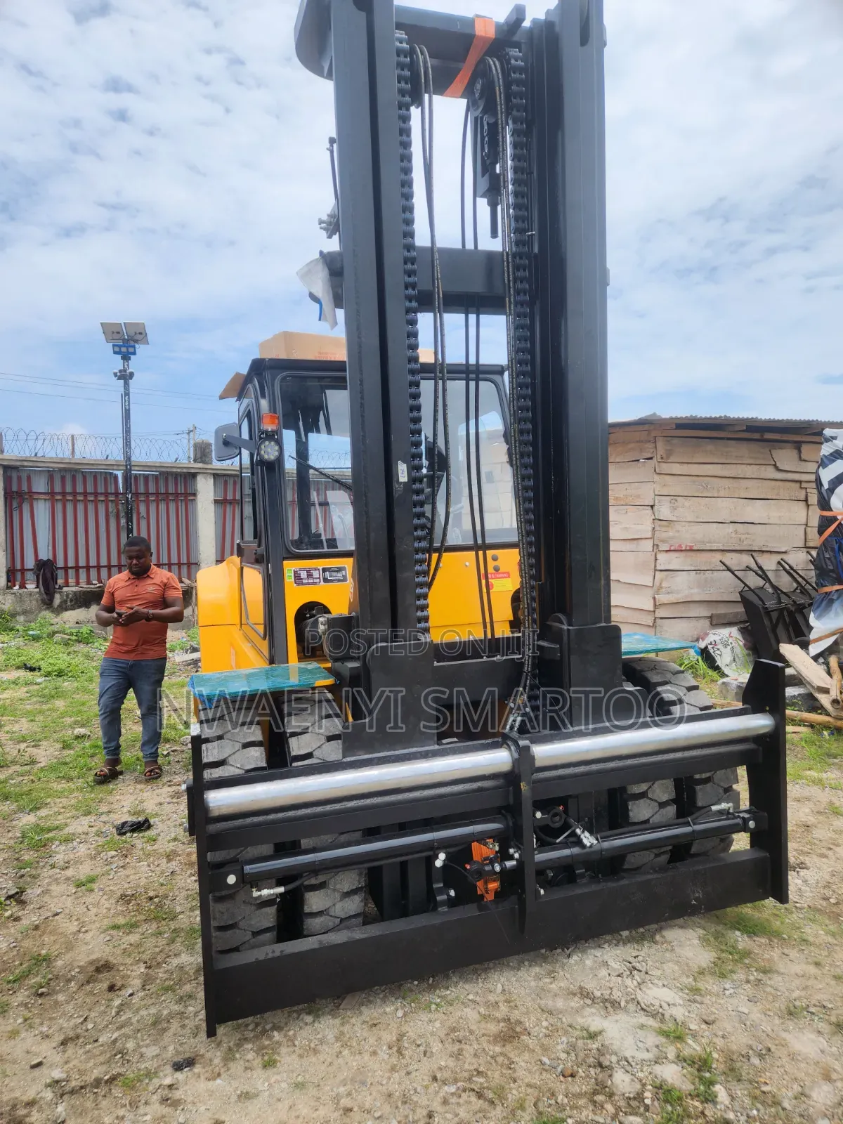 Forklift 10ton With 4.5meters Hight