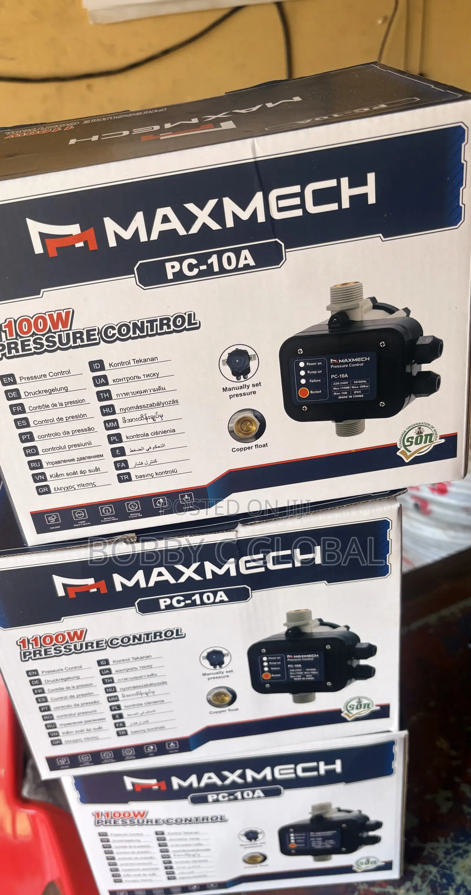 MAXMECH PC-10A 1100W Automatic Water Pump Pressure Control
