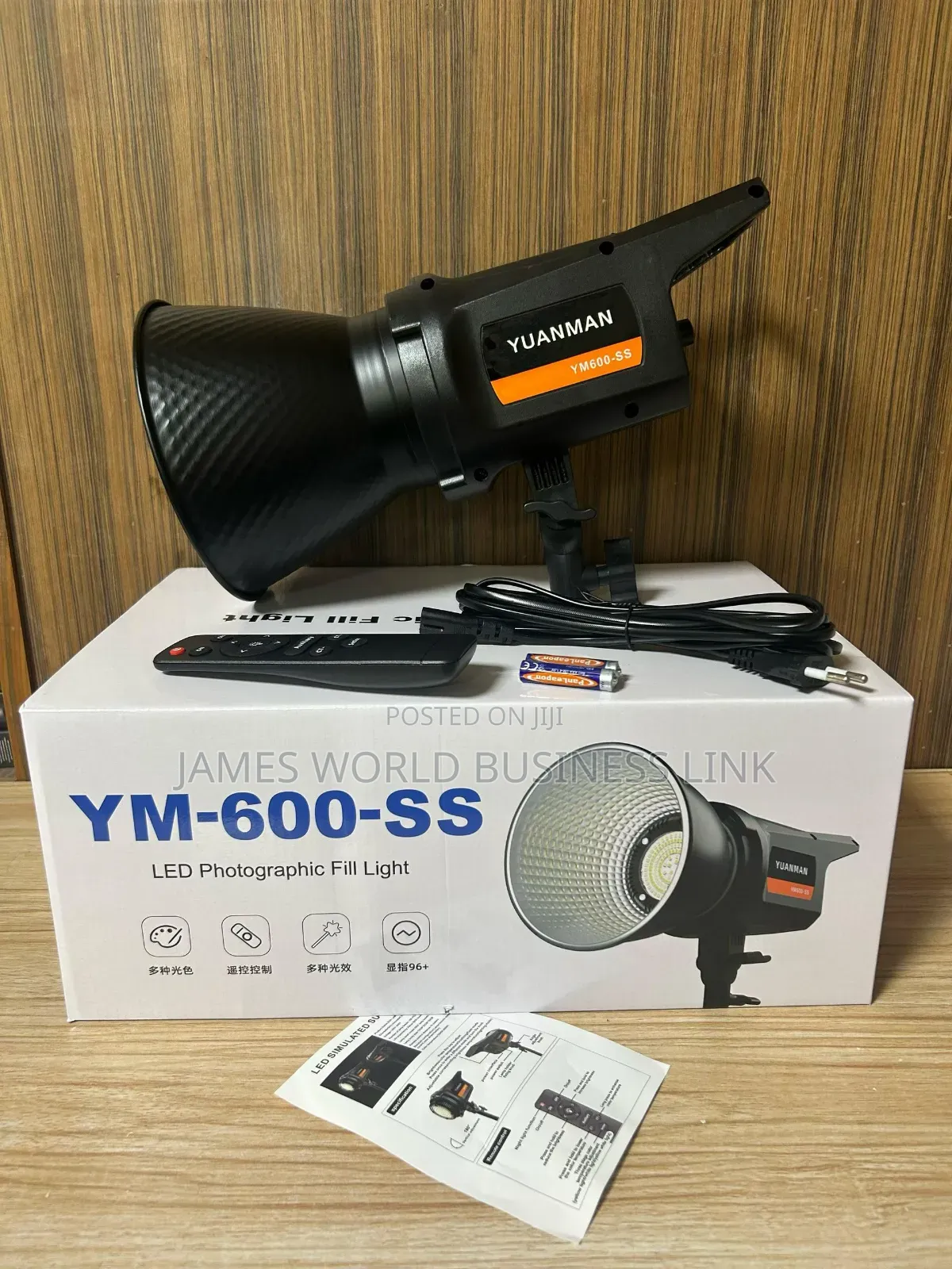 Led Video/Content Light Ym600 Ss Bi Color With Stand