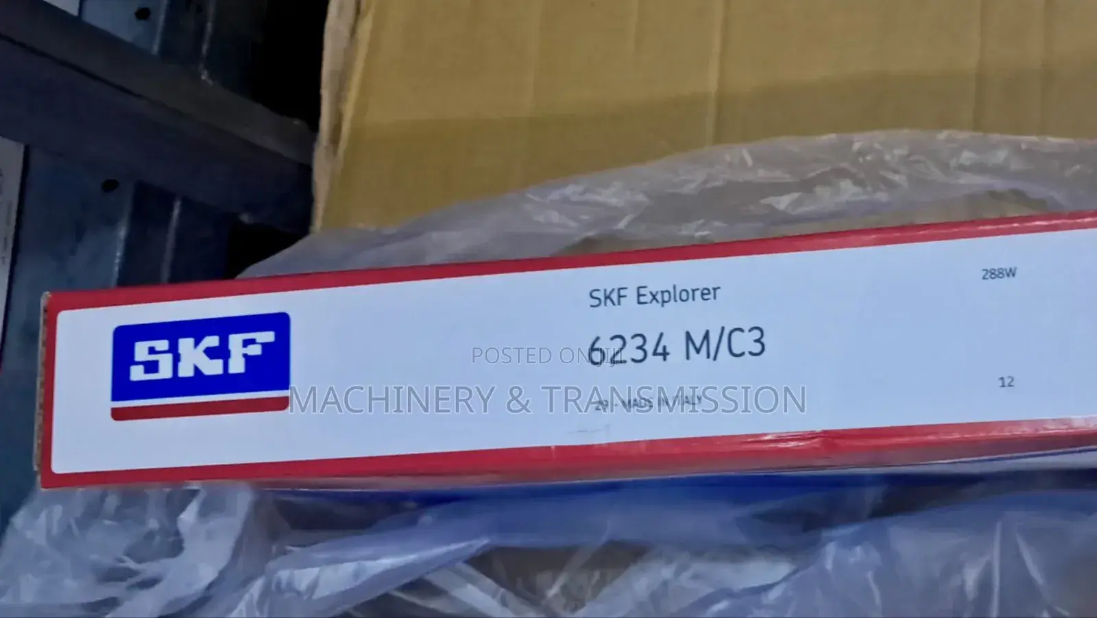 6234 M/C3 Deep Groove Ball Bearing (Brass Cage)