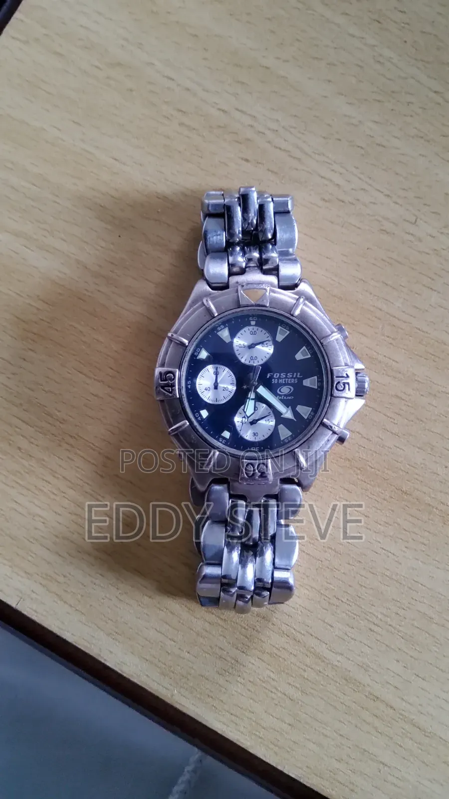 FOSSIL Blue Chronograph Wristwatch
65 Km