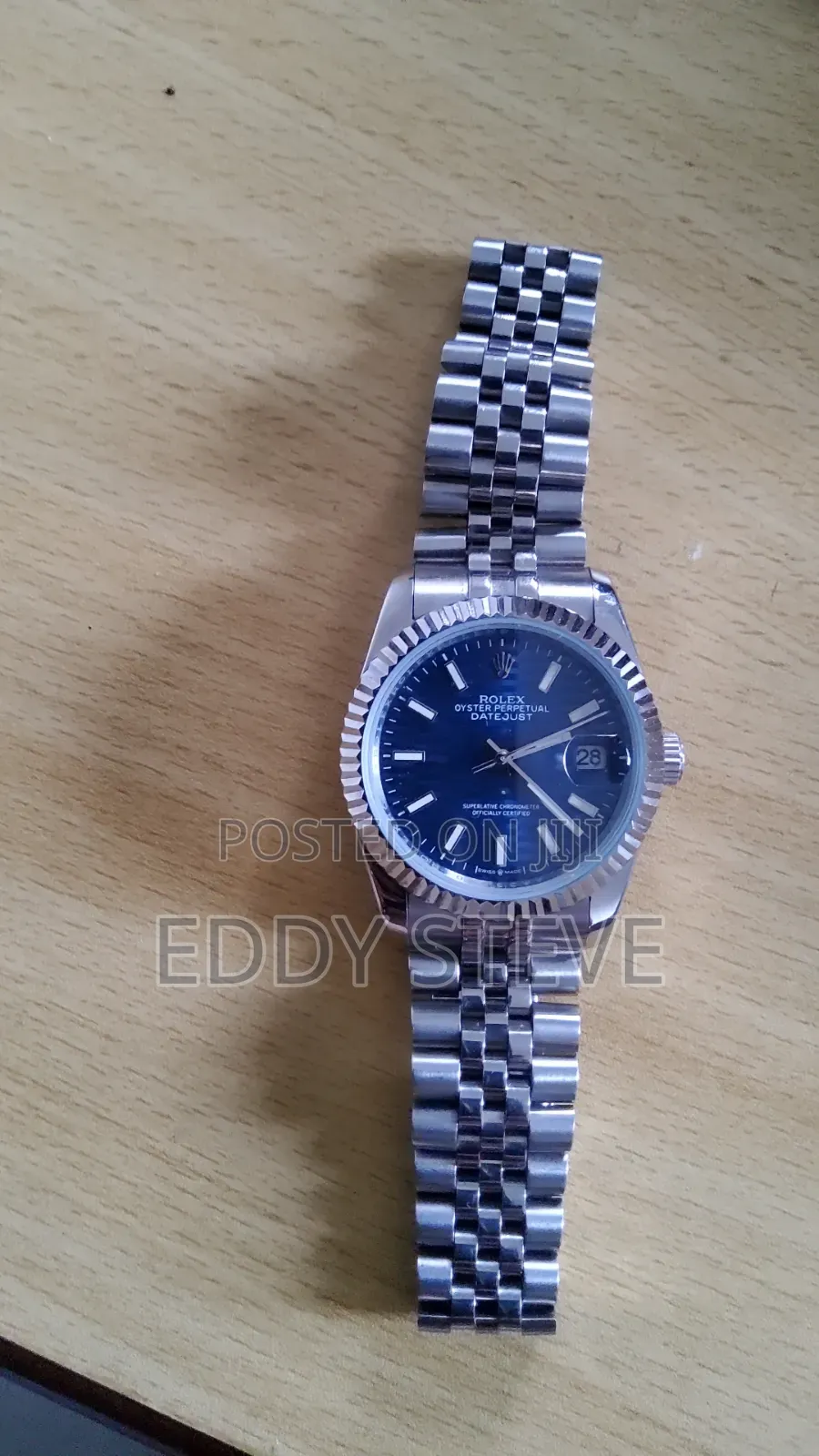 London Used Rolex 36mm Datejust Blue
