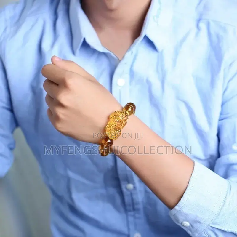 Fortified Citrine Bracelet With Pixiu for Wealth and Good Luck