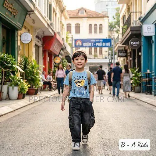 Quality Boy Top and Cargo Jean 2 Pics