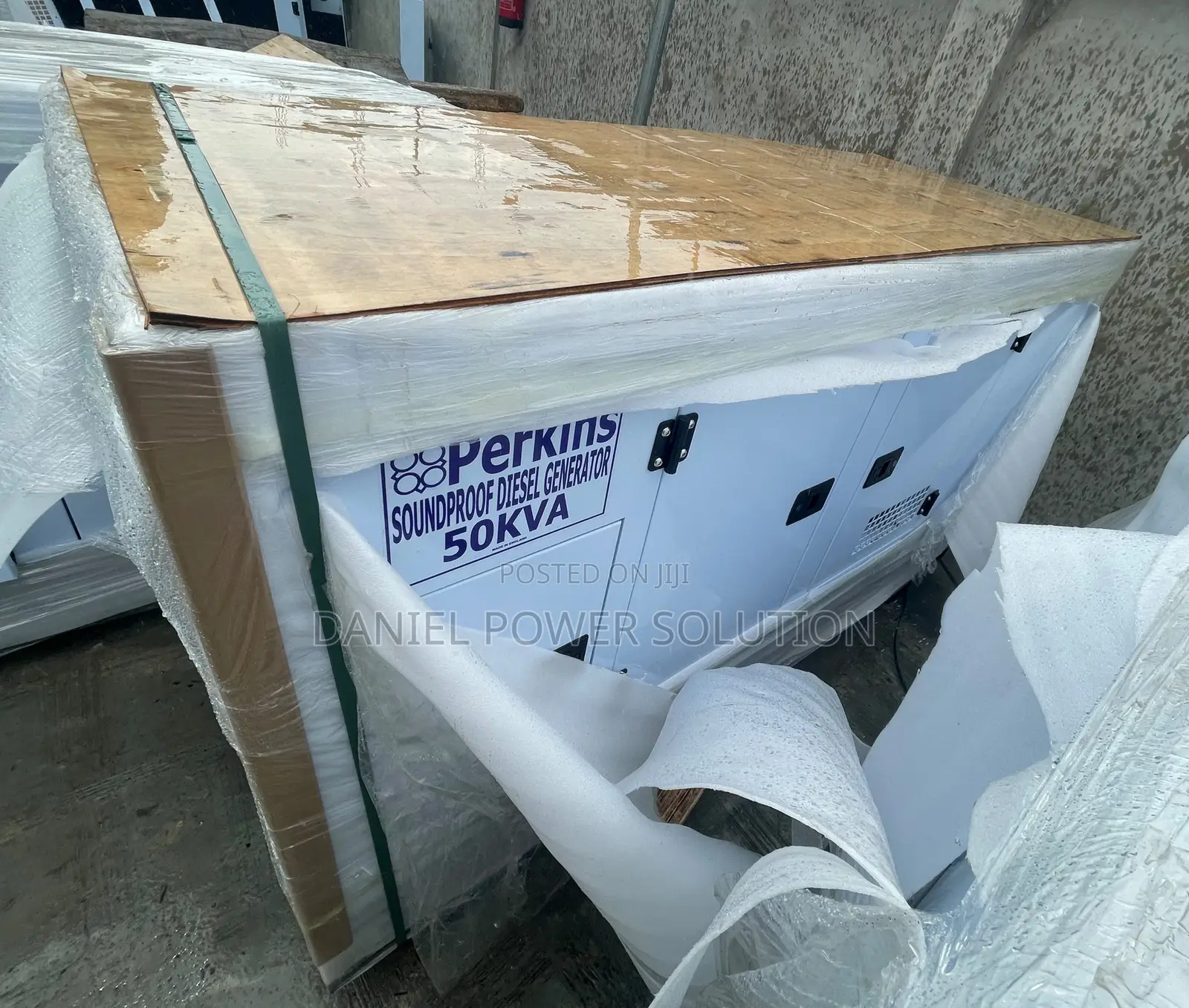 50kva Perkins Soundproof Diesel Generator 100% Copper Coil