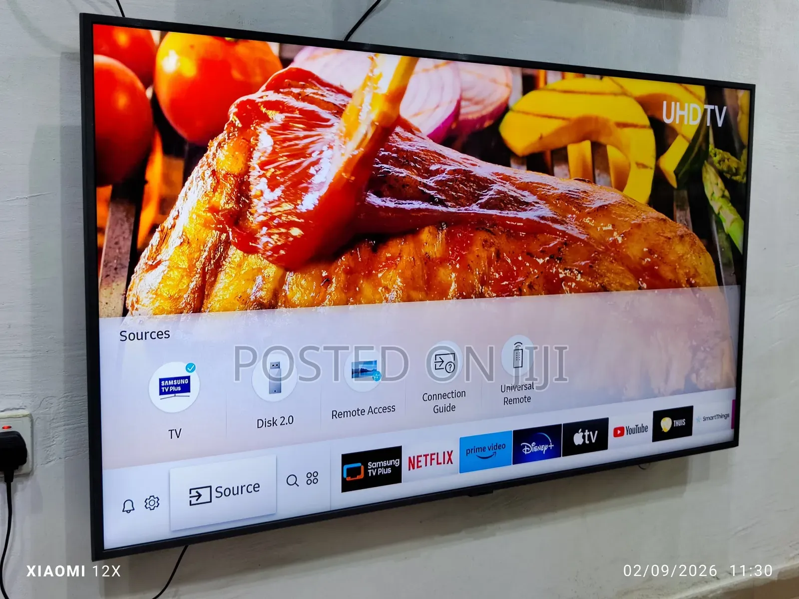 55" Inches Samsung Crystal Clear Premium Uhd HDR Smart TV