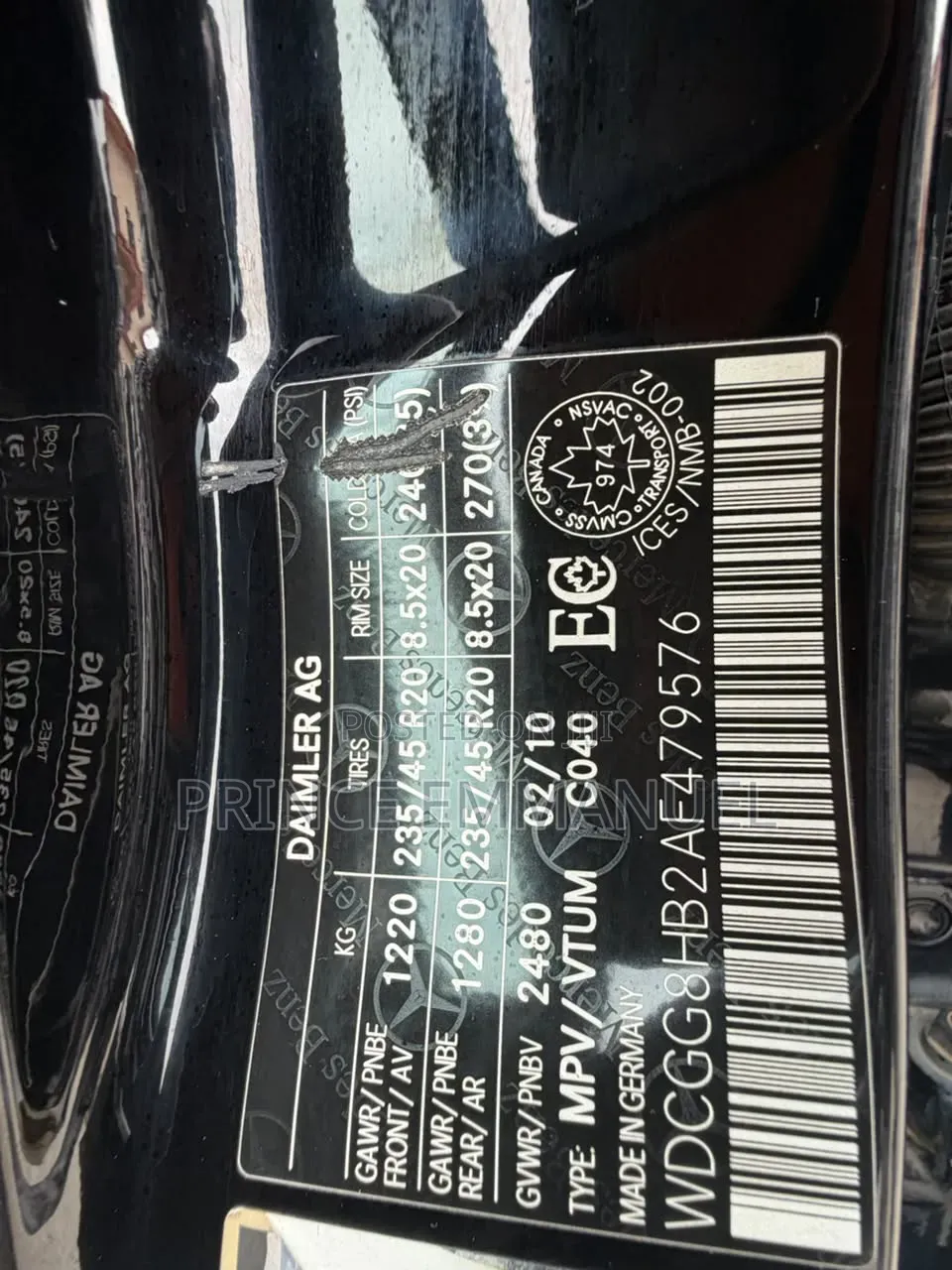 Mercedes-Benz GLK-Class 350 4MATIC 2010 Black