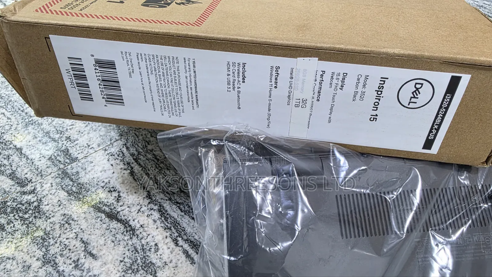New Laptop Dell Inspiron 15 3520 32GB Intel Core i5 SSD 1T