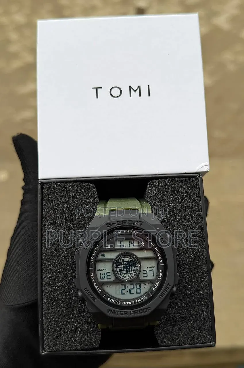 TomI Sports Digital Water Resistant Wristwatches
