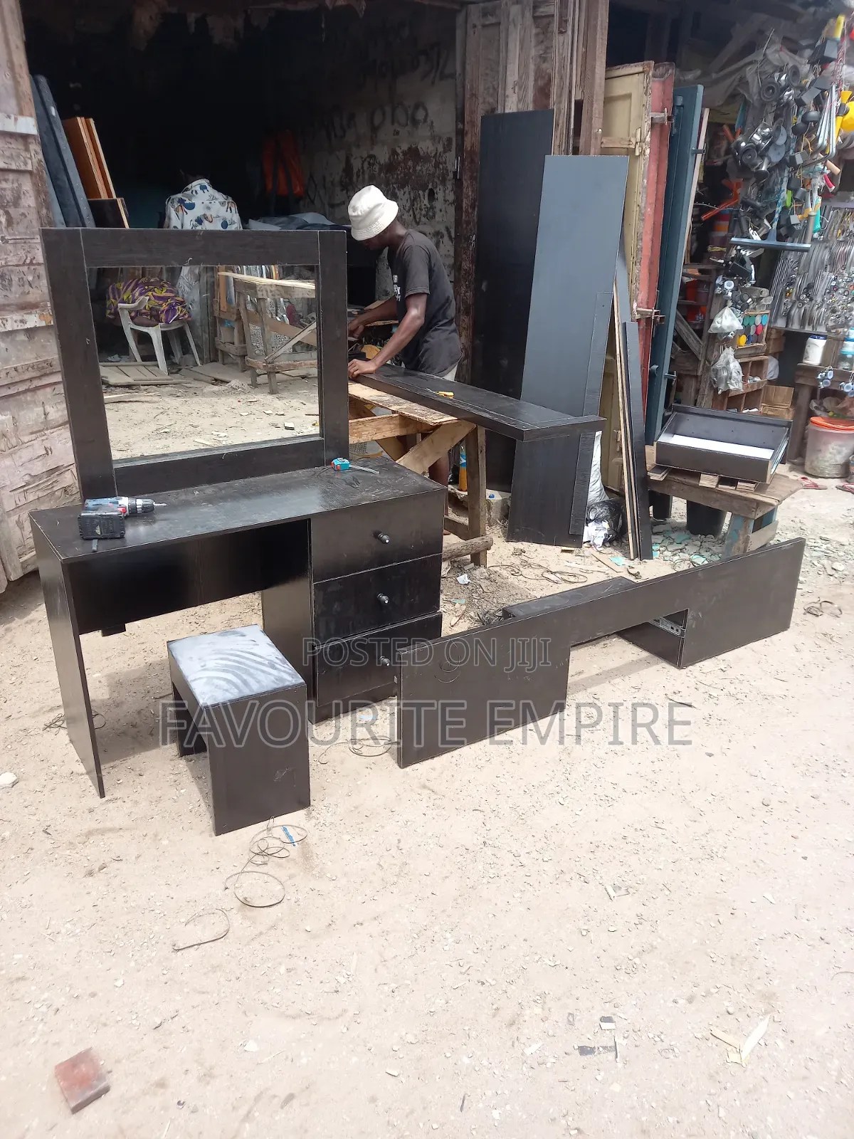 Black Dressing Table