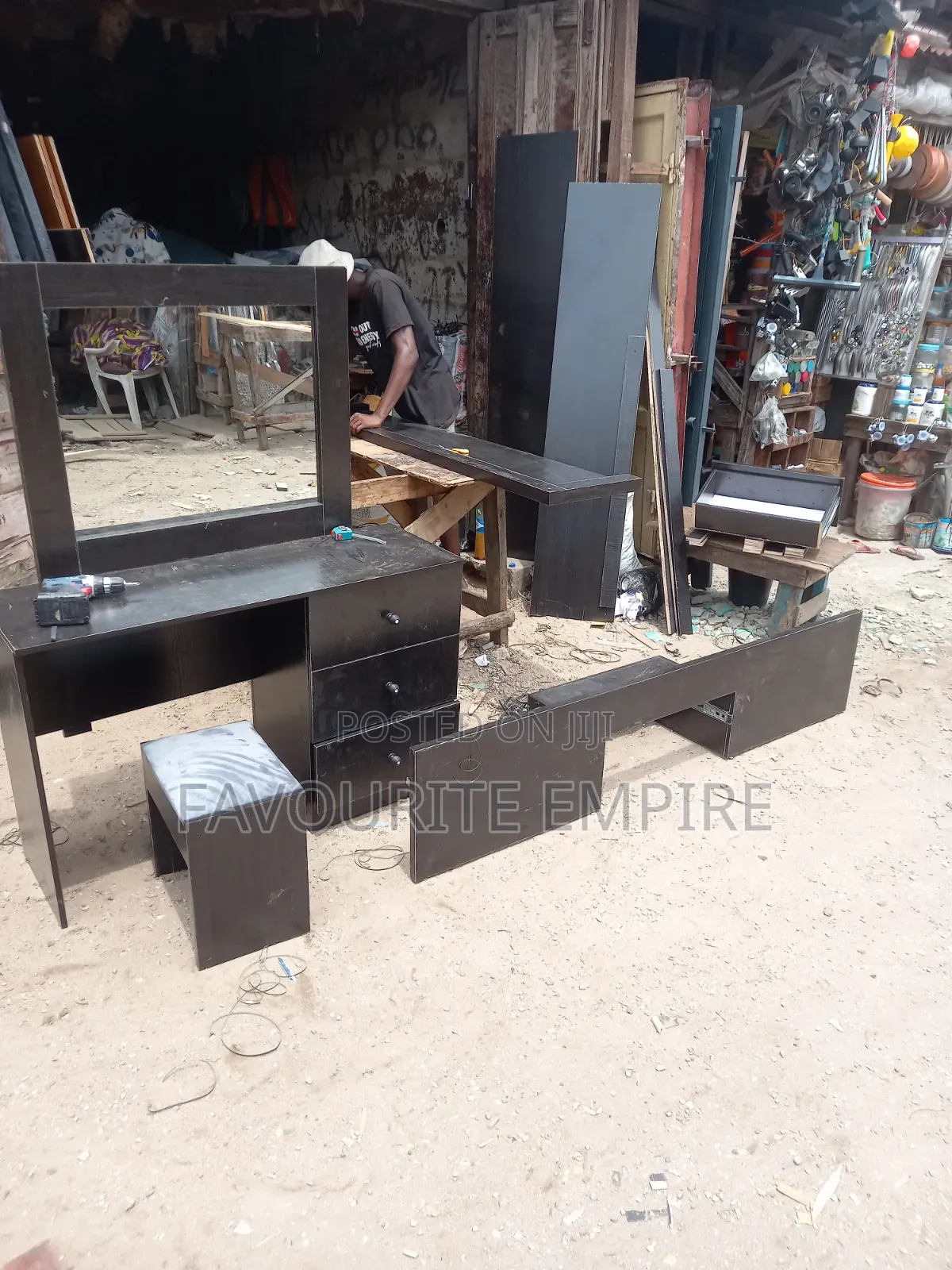Black Dressing Table