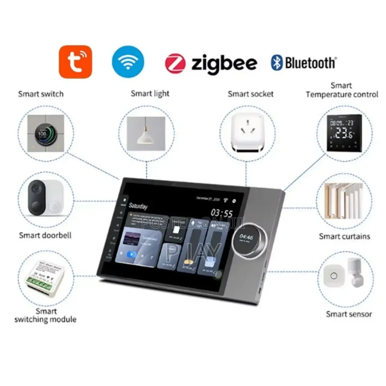 Q7-Pro Smart Home Control Panel Music Amplifier