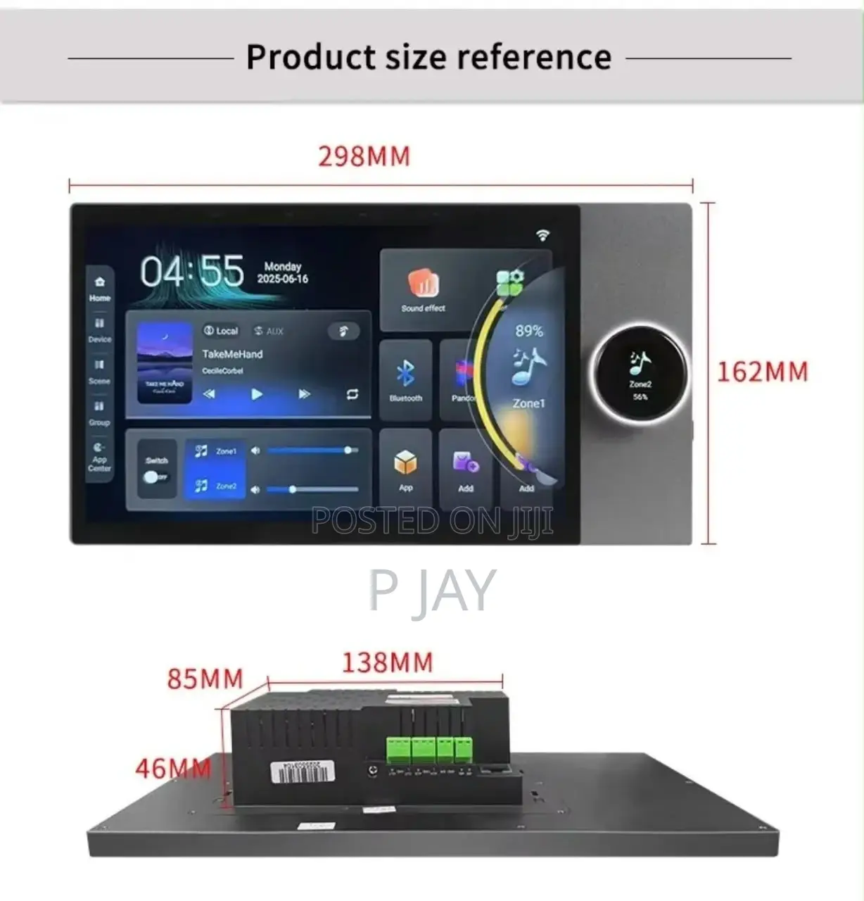 Q7-Pro Smart Home Control Panel Music Amplifier