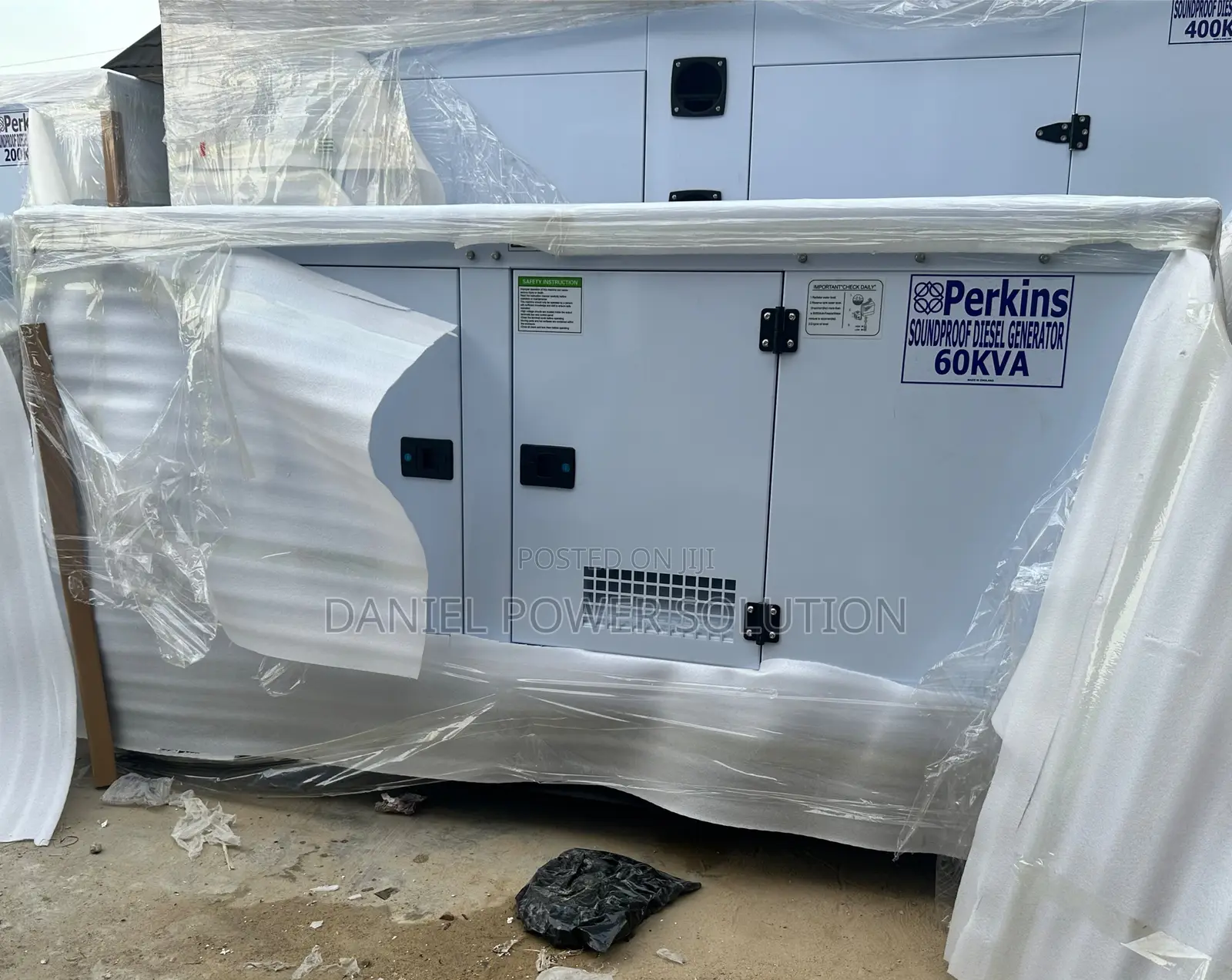 Brand New Heavy-Duty 60KVA Perkins Soundproof Generator