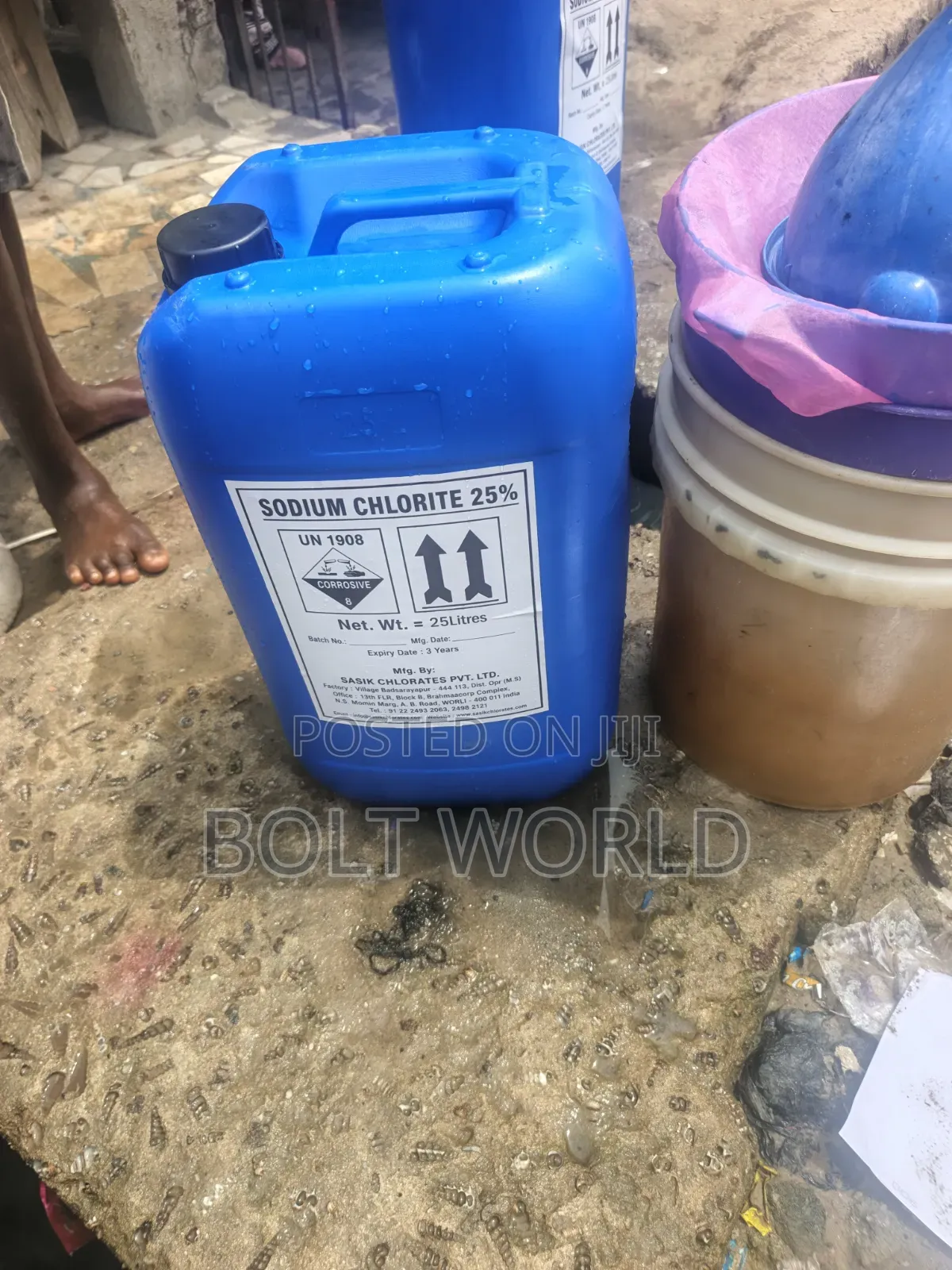 Sodium Chlorite 25c/O 25l