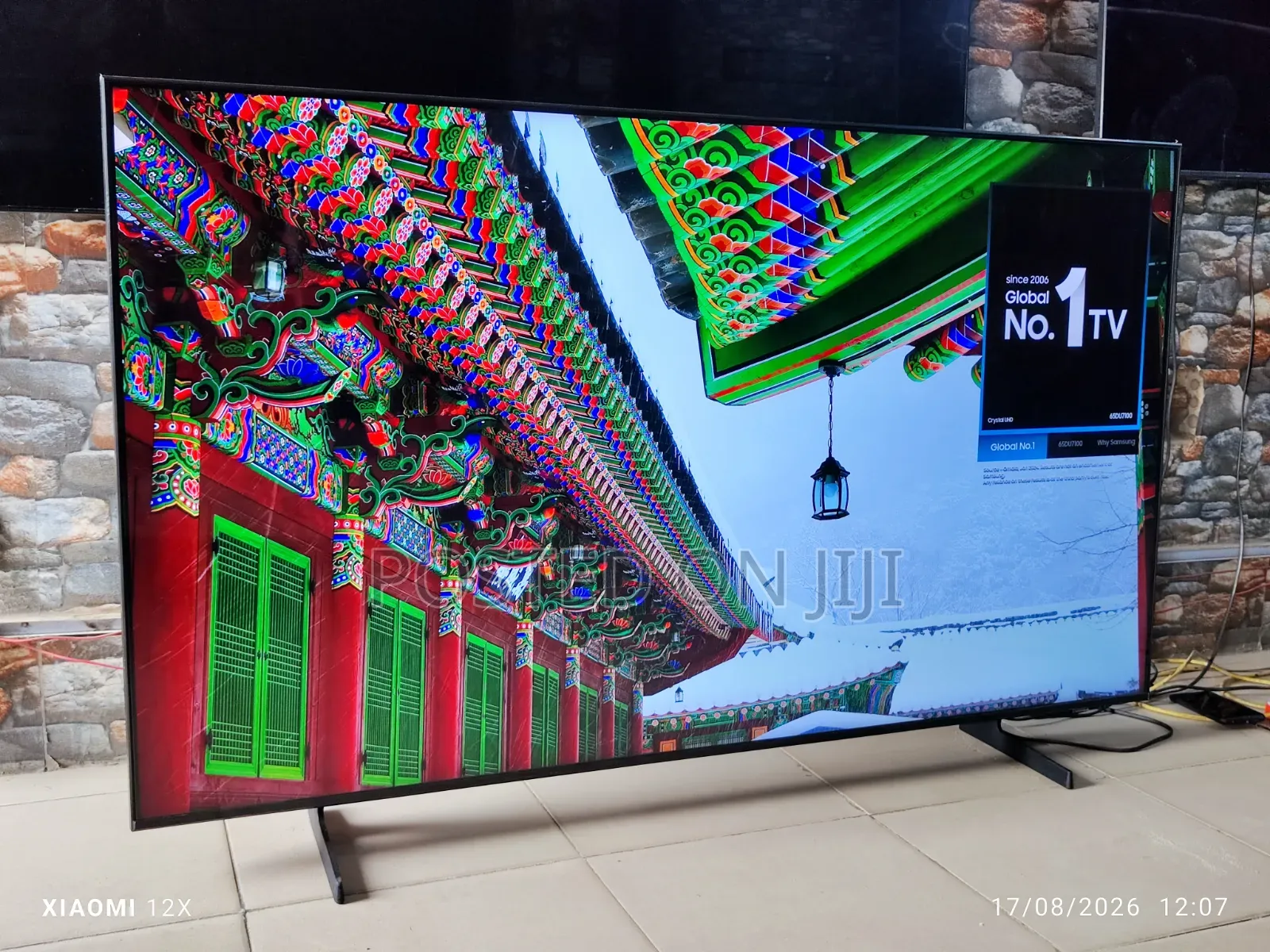 Samsung 65" Crystal Uhd HDR Bezel-Less Screen 2024Model Smart TV