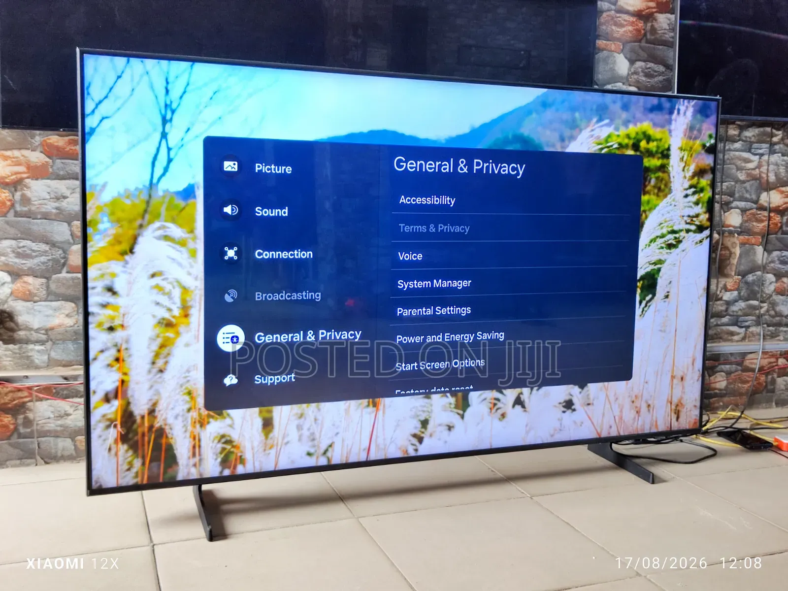 Samsung 65" Crystal Uhd HDR Bezel-Less Screen 2024Model Smart TV