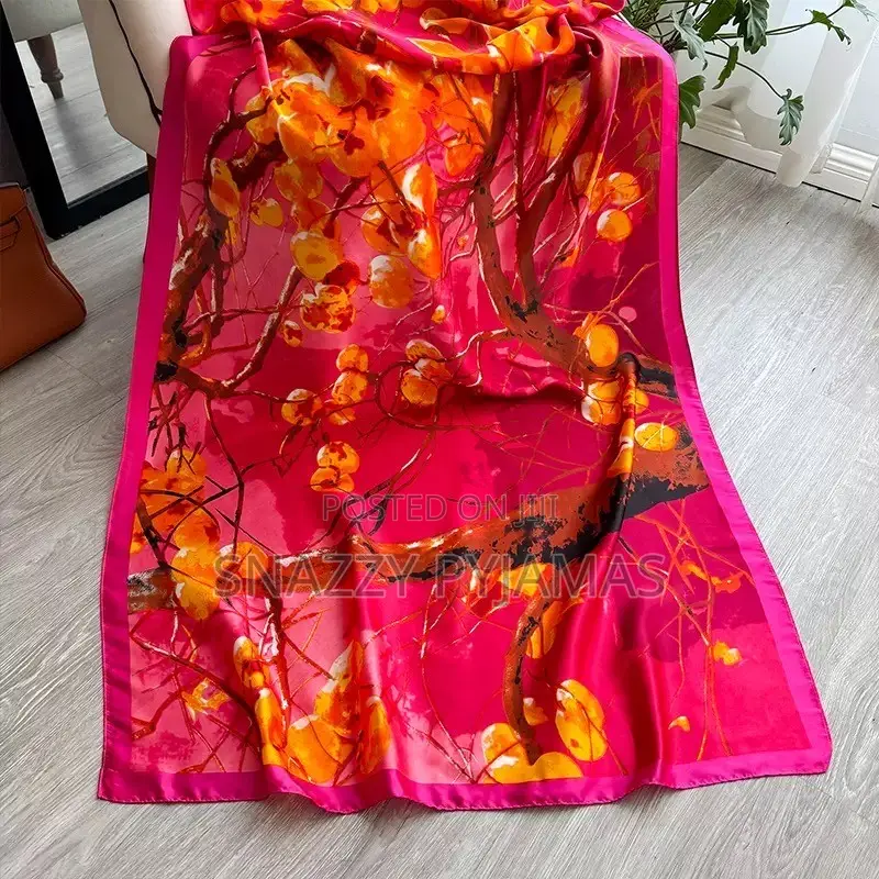 90 X 180cm Silky Vintage Big Scarf