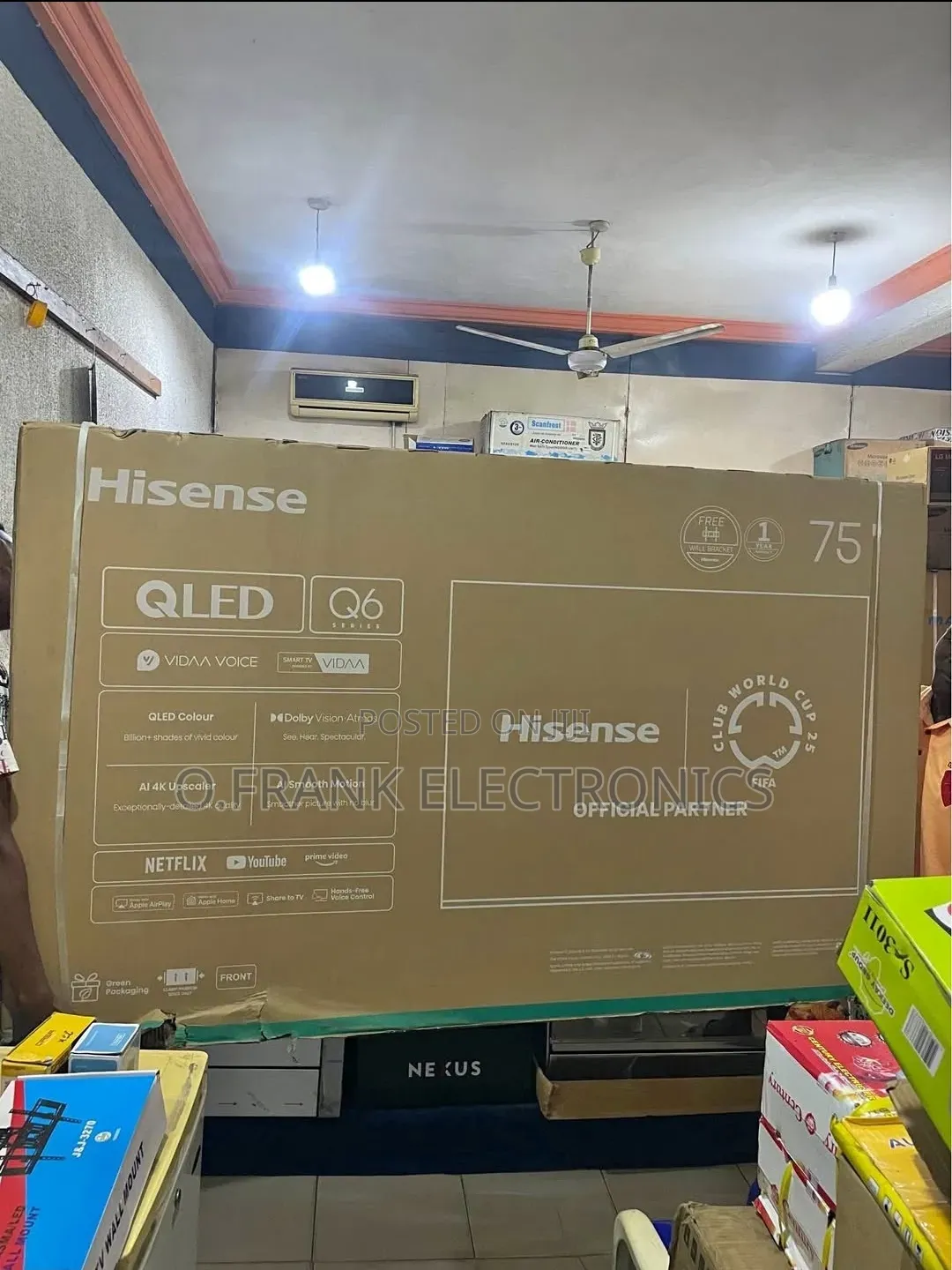 Hisense 75” Smart TV QLED