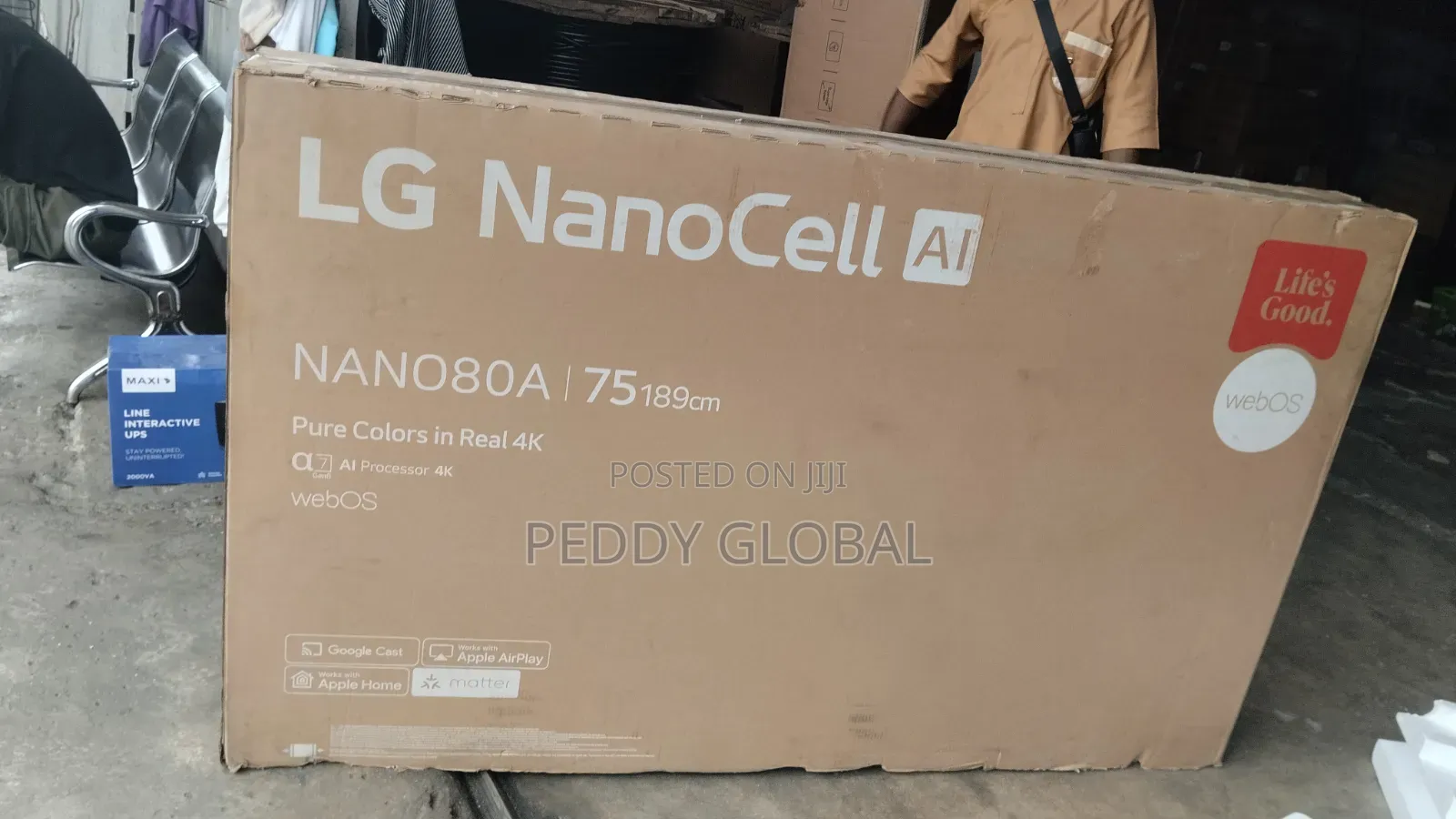 75 Inch LG NanoCell AI 4K Smart TV AI Magic Remote HDR10 webOS25 2025