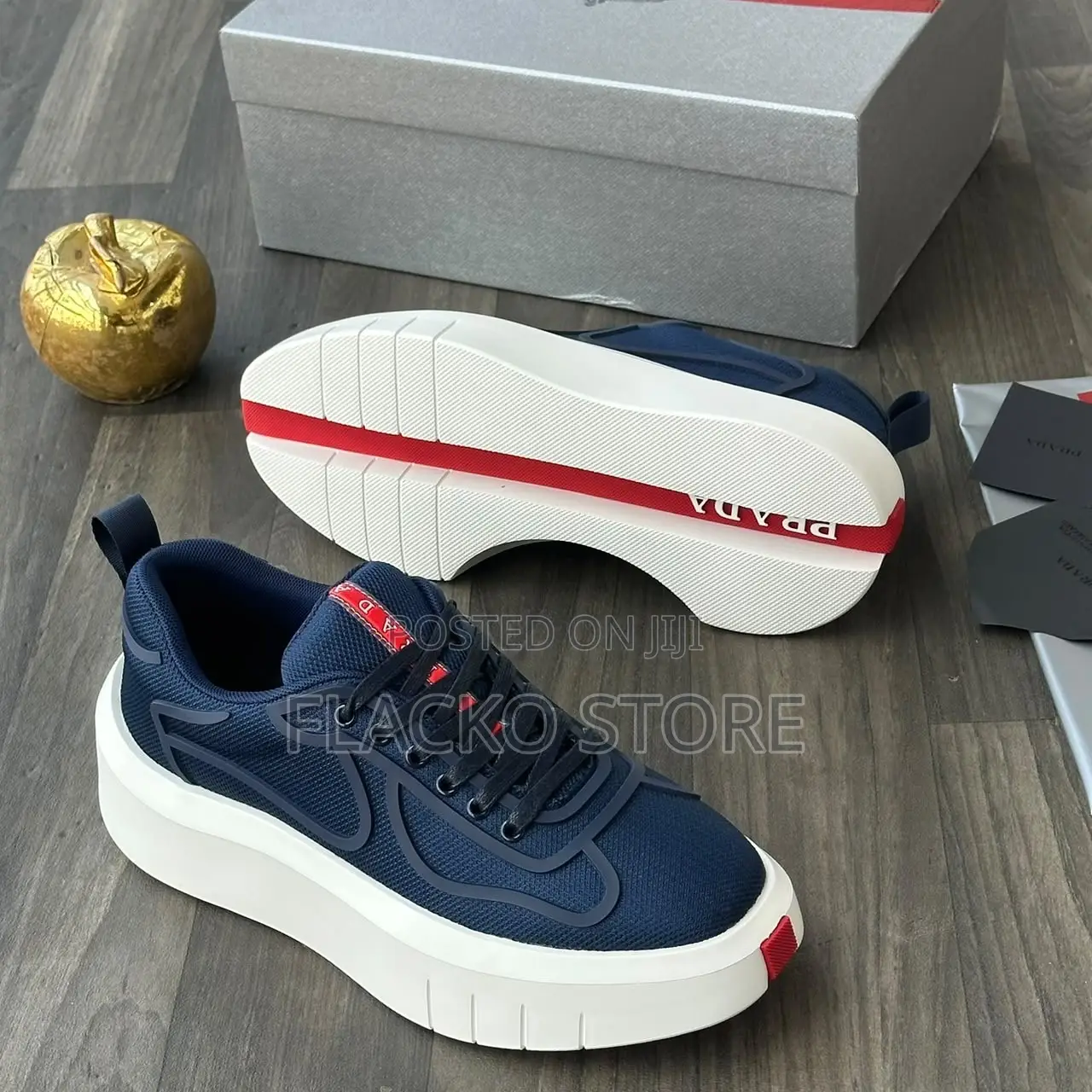 Exclusive Prada Men Slip on Luxury Sneakers
