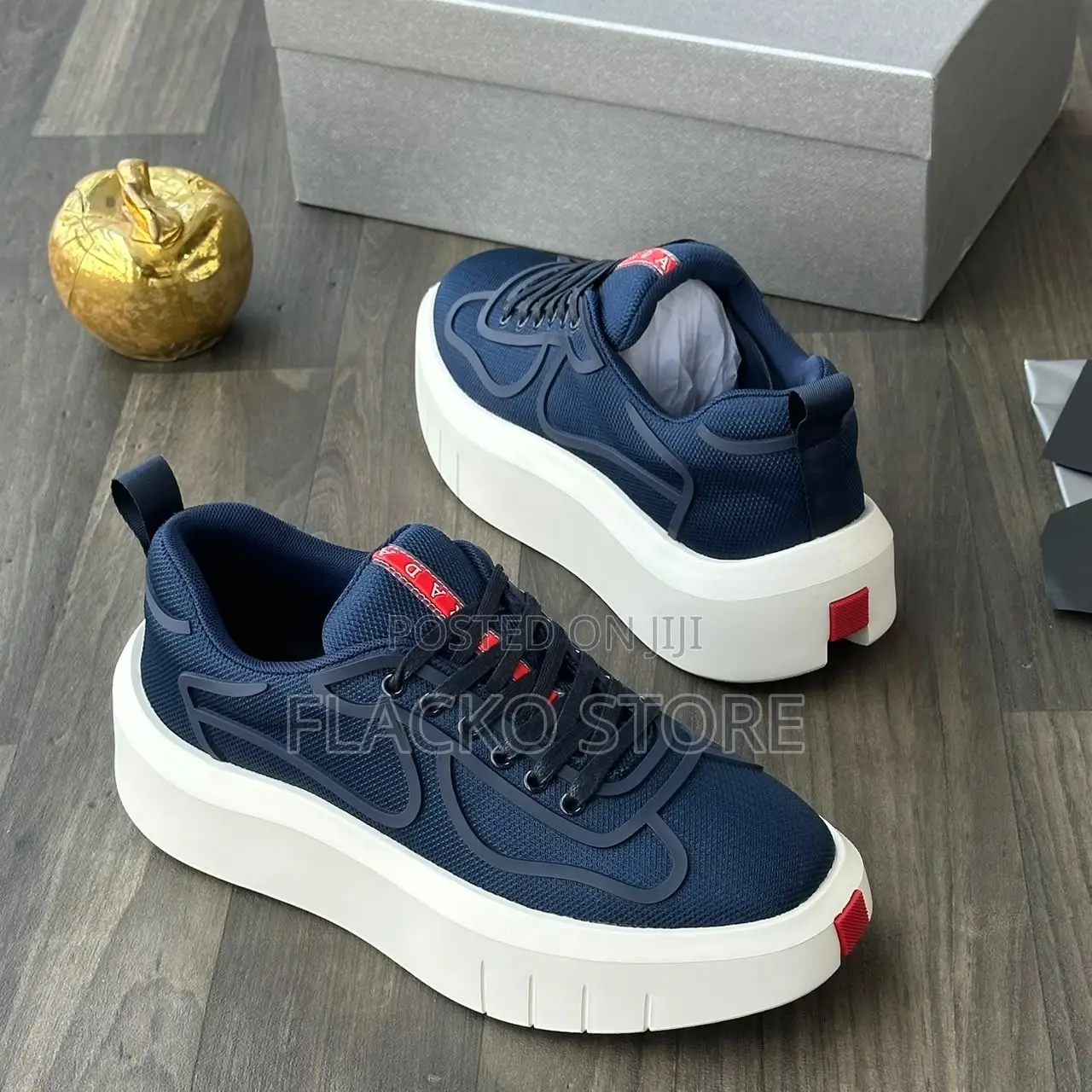 Exclusive Prada Men Slip on Luxury Sneakers