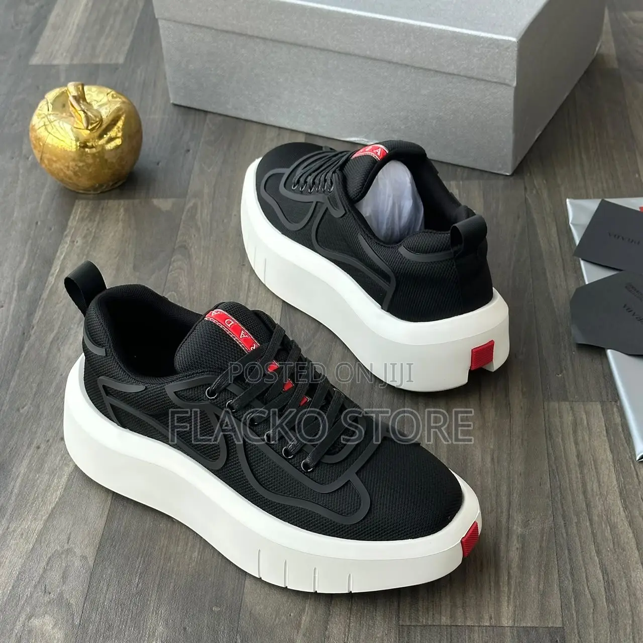 Exclusive Prada Men Slip on Luxury Sneakers