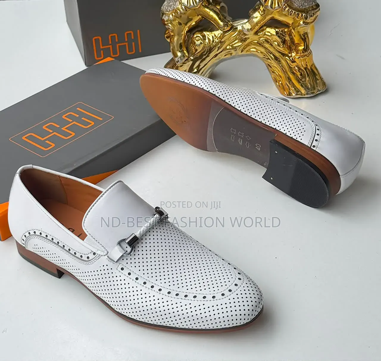 Leather White Shoes