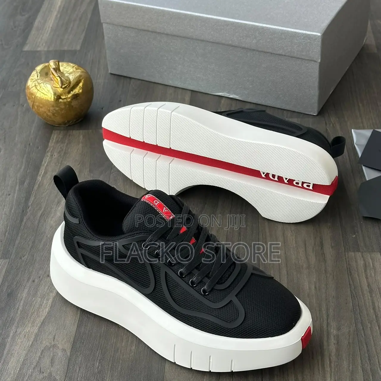 Exclusive Prada Men Slip on Luxury Sneakers