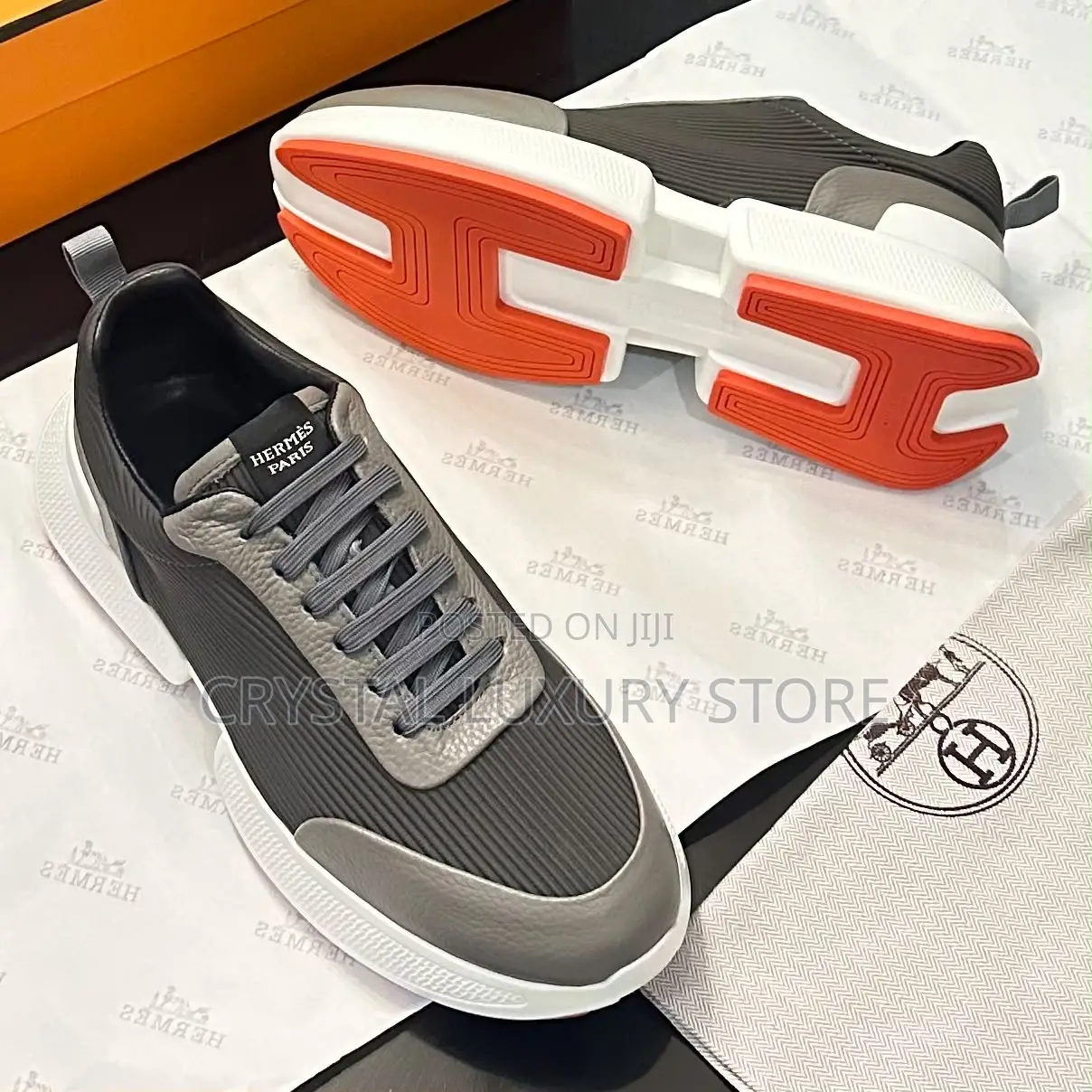 Hermes Quality Luxury Men Sneakers