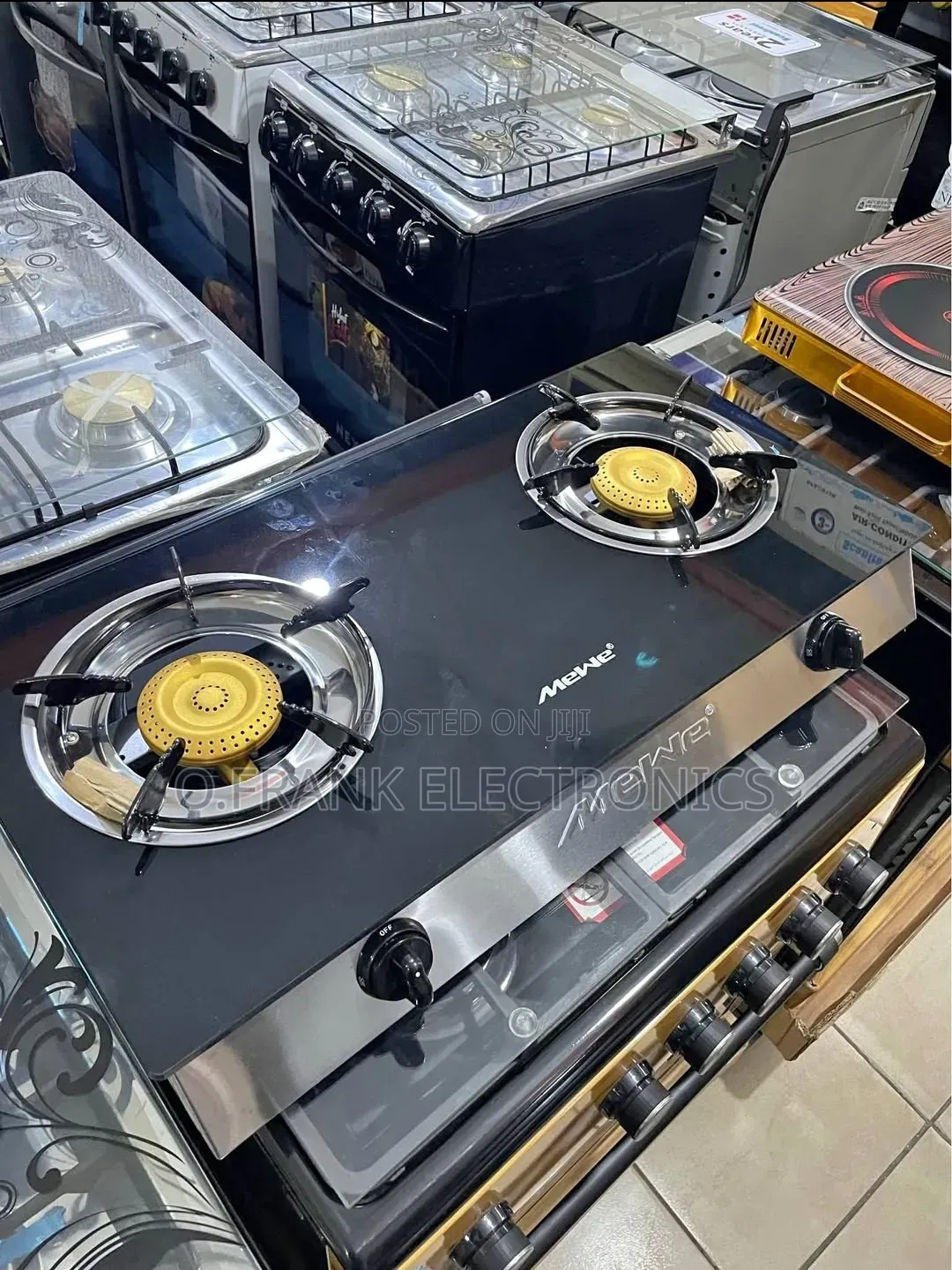MEWE Table Top Two Burner Gas Cooker