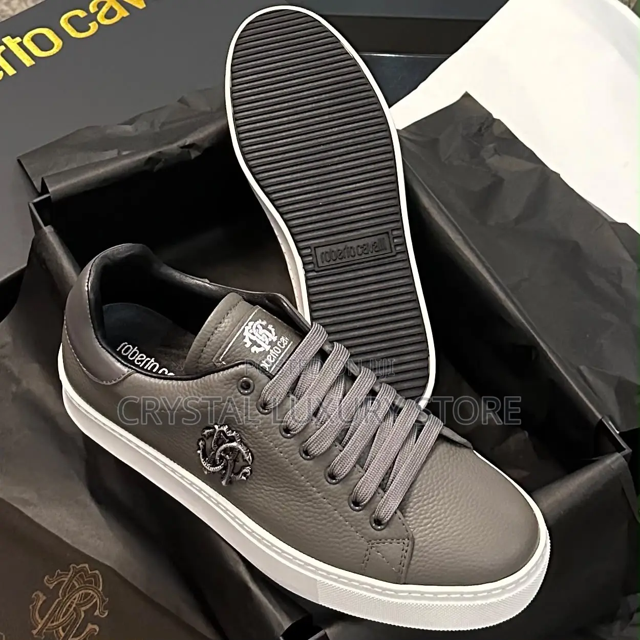 Roberto Cavalli Quality Luxury Men Sneakers