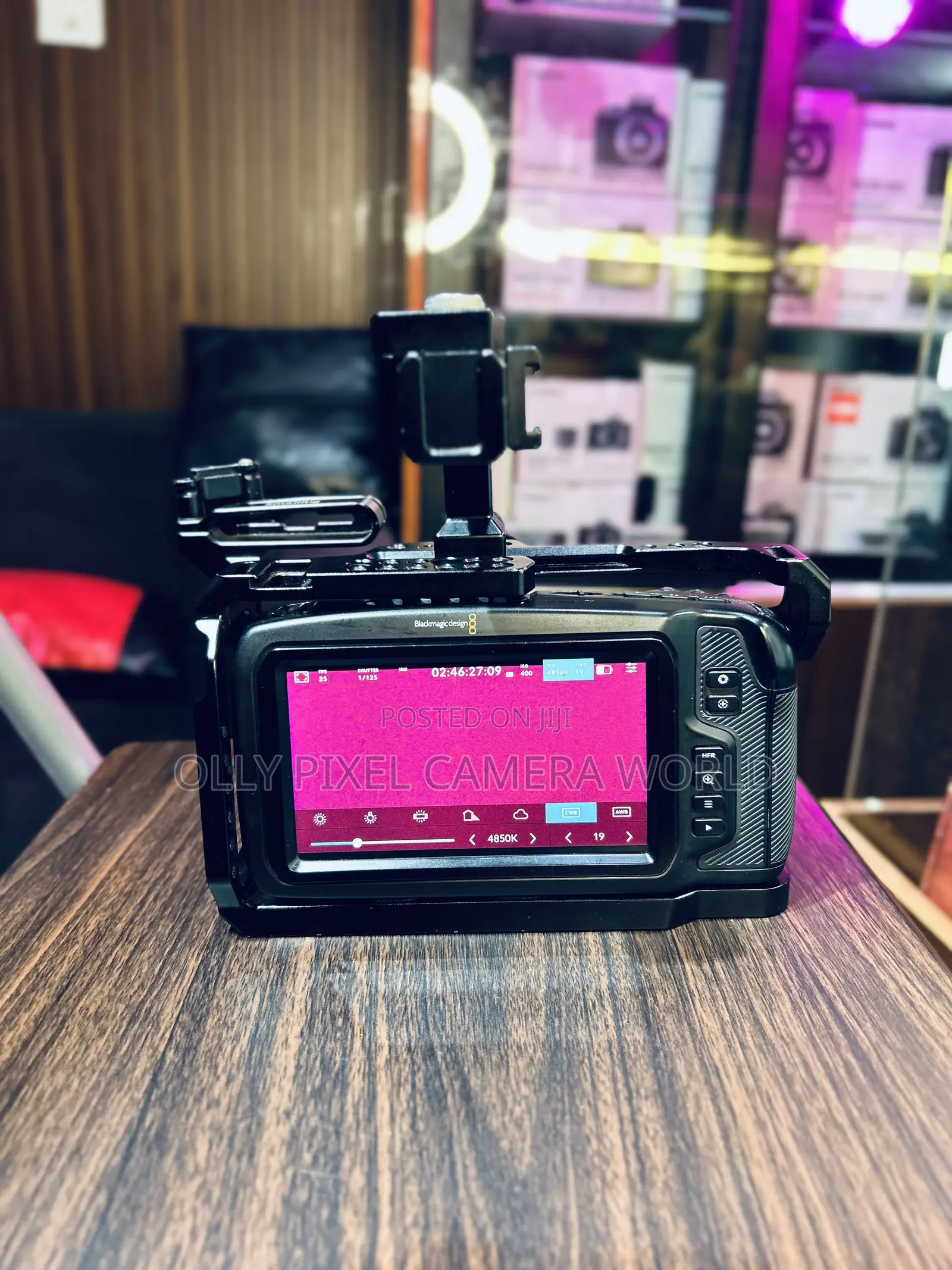 Blackmagic 4k Pocket Cinematic Camera With Smallrig Cage