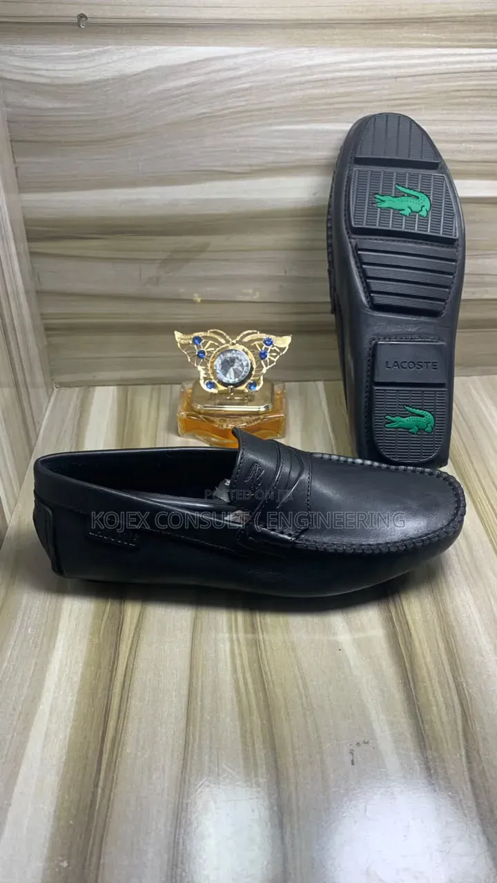 Lacoste Men Luxury Leather Shoe