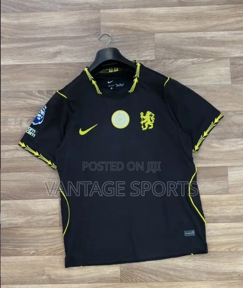 Chelsea Away Jersey -Chelsea FC Black Away Kit | Fan Player Version